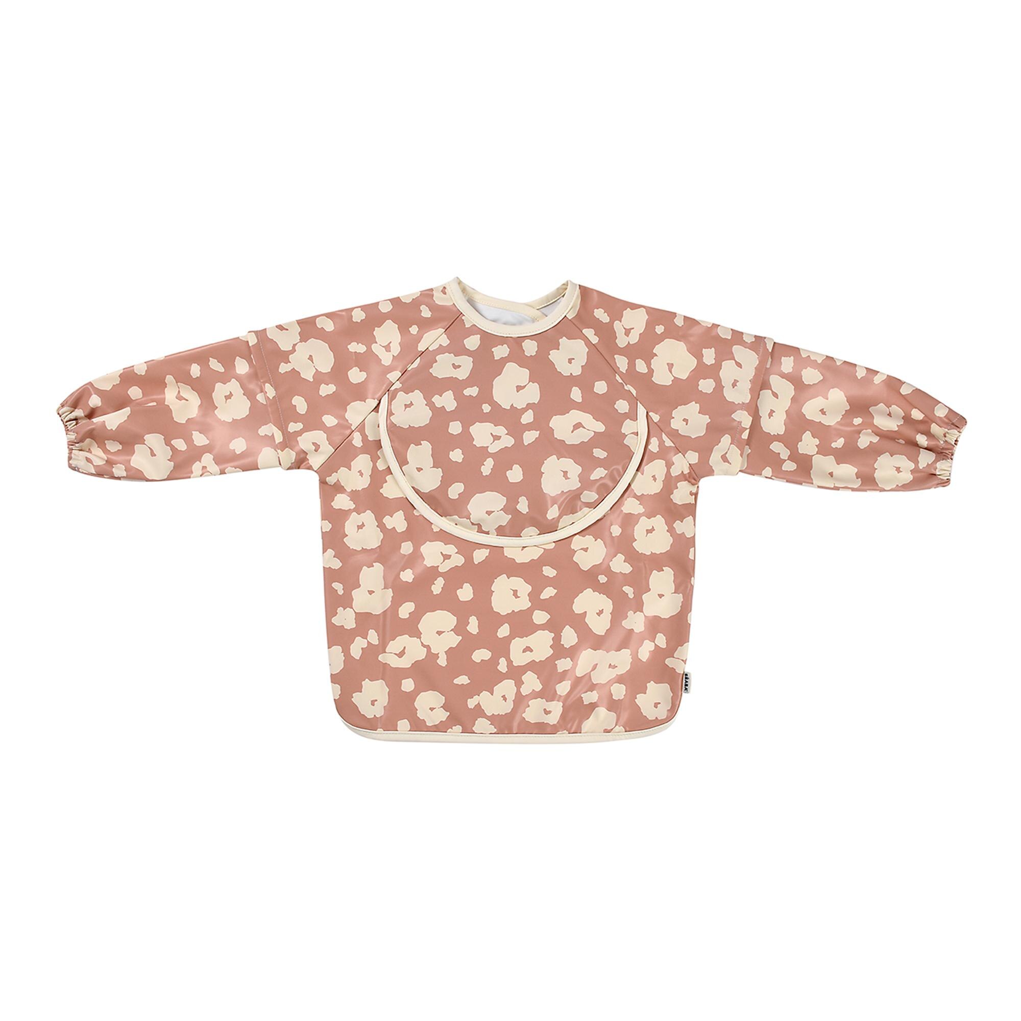 Babero con mangas Béaba evolutivo 2 en 1 - Rosa antiguo Rosa antiguo-2
