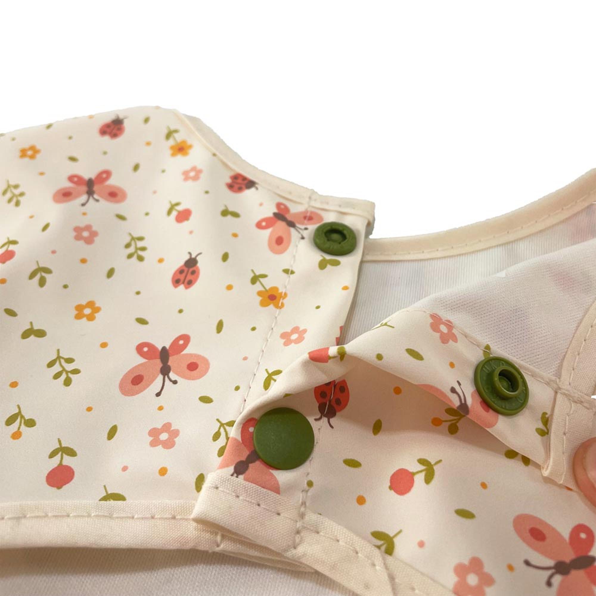 Babete com Bolso e Mangas Salmão-3