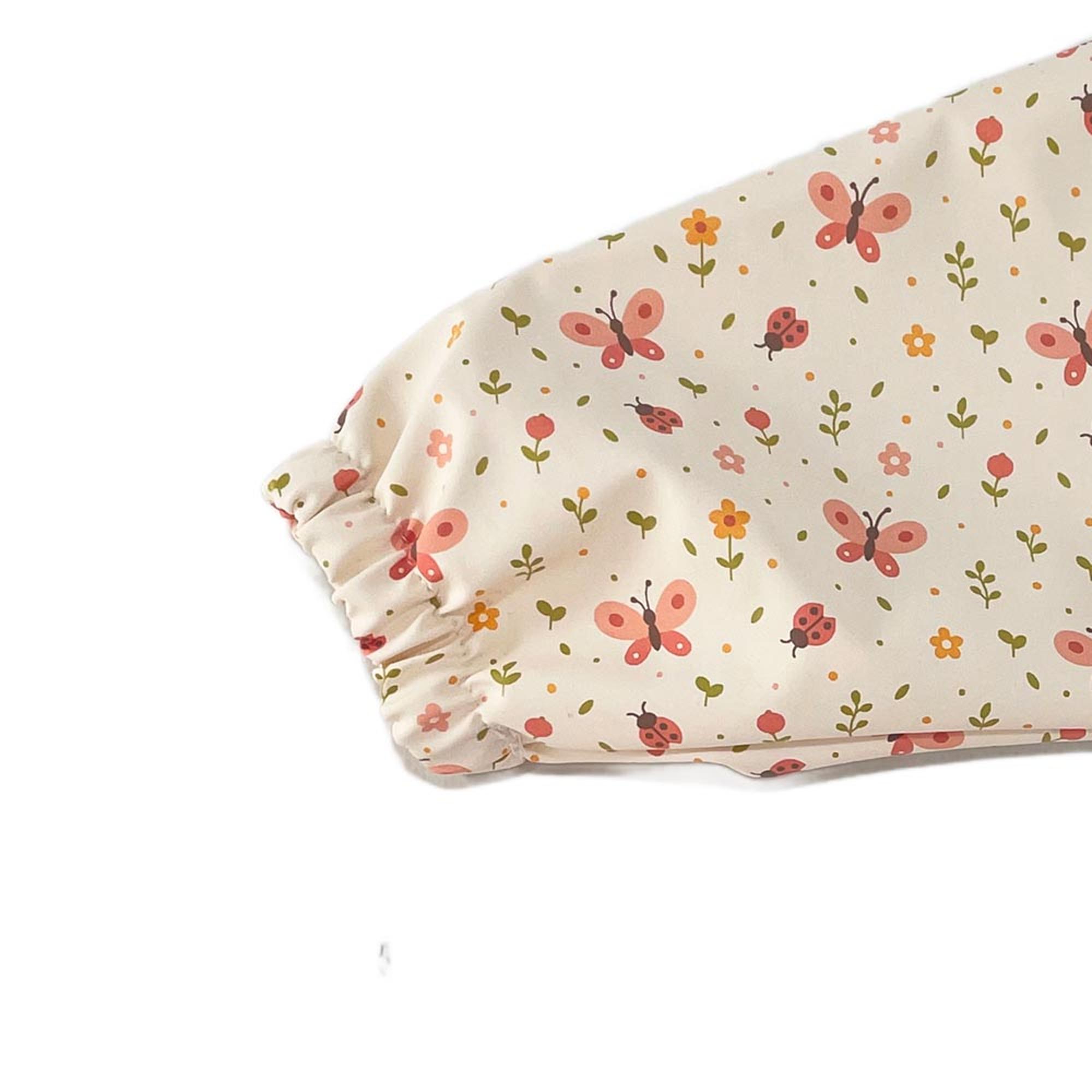 Babete com Bolso e Mangas Salmão-4
