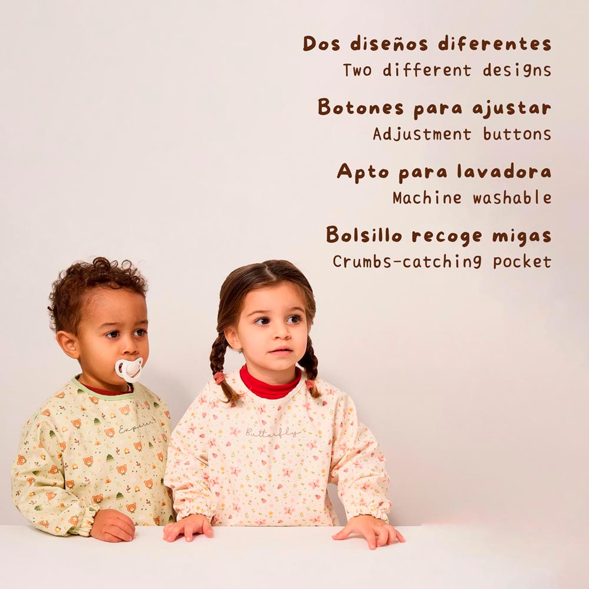 Babete com Bolso e Mangas Salmão-6