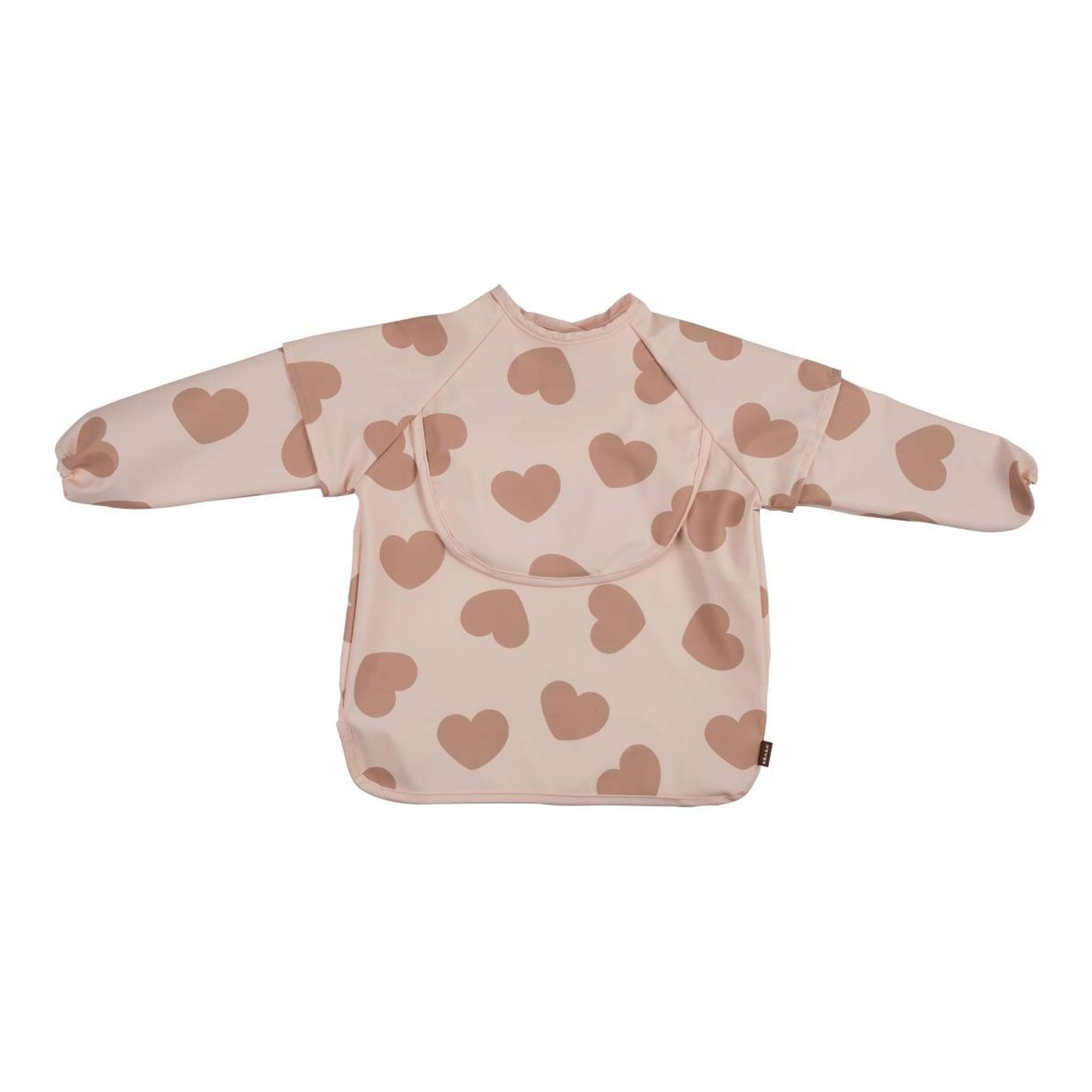Babero con mangas Béaba evolutivo 2 en 1 - Rosa Flamingo Rosa Flamingo-1