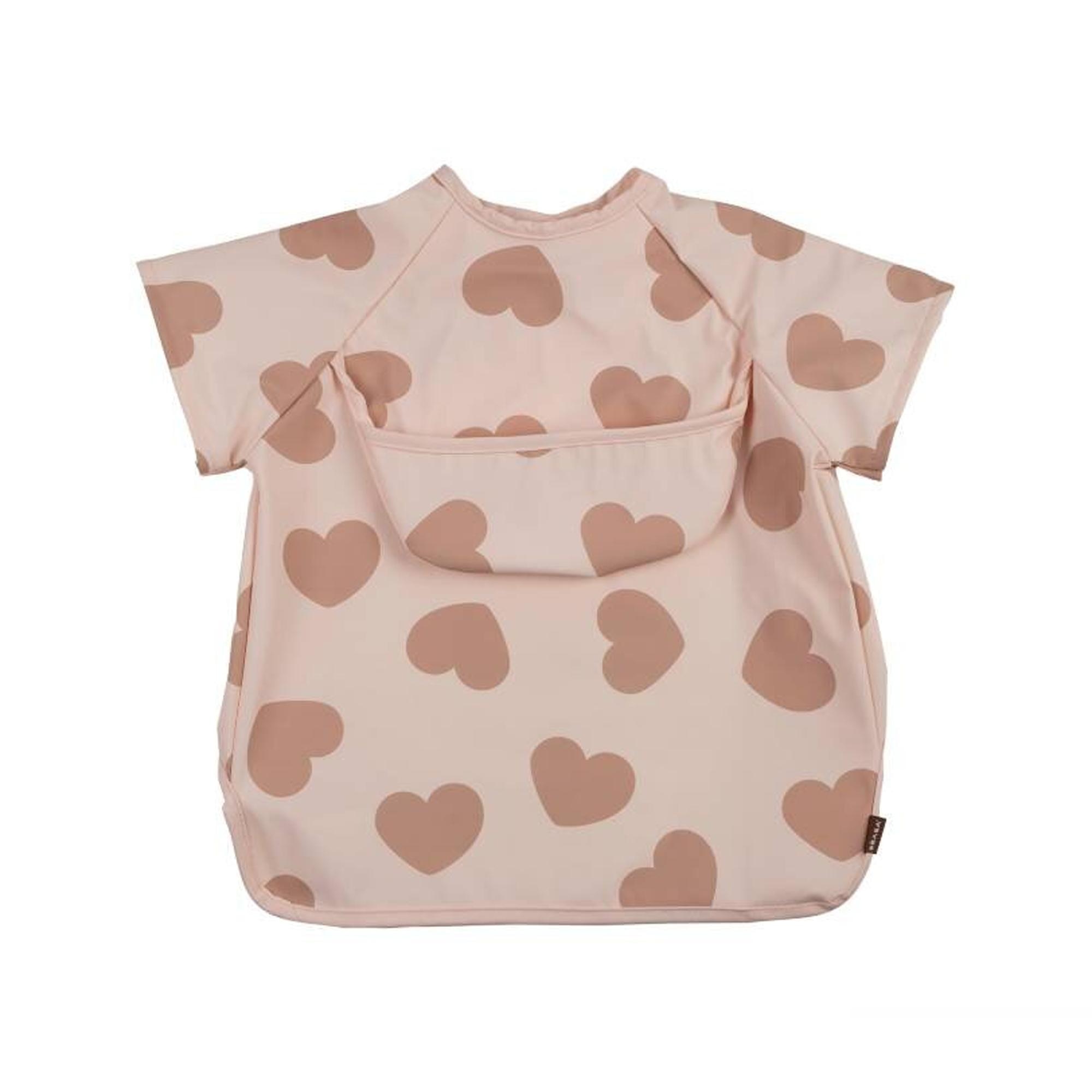 Babero con mangas Béaba evolutivo 2 en 1 - Rosa Flamingo Rosa Flamingo-8
