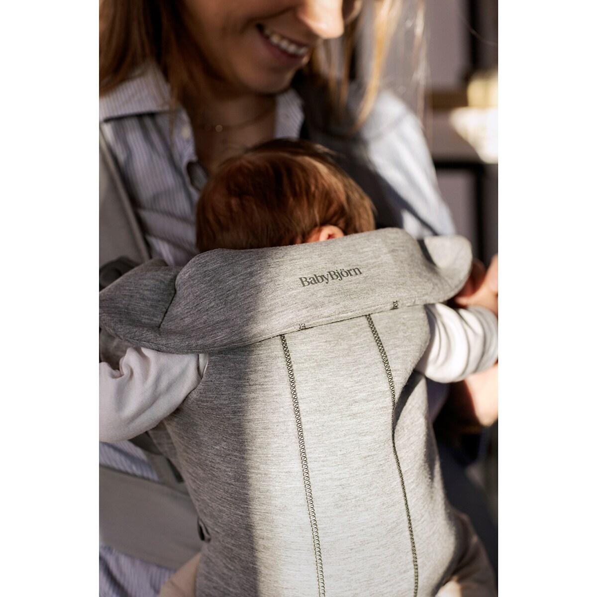 Marsúpio Mini 3D Jersey 2 Posições Cinzento-claro-5