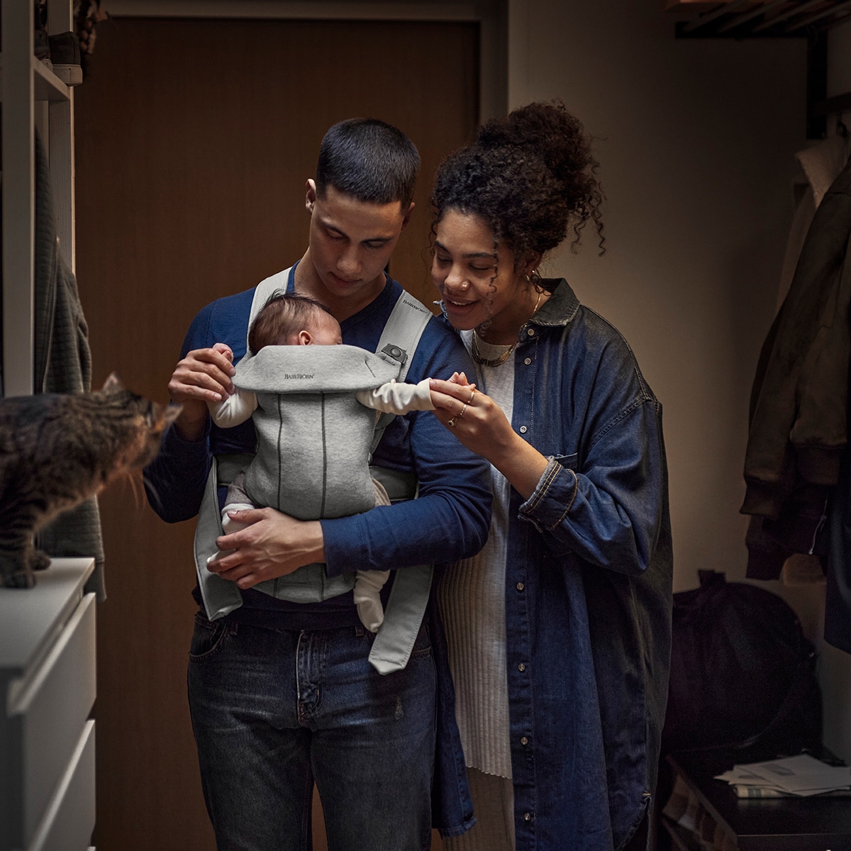 Marsúpio Mini 3D Jersey 2 Posições Cinzento-claro-19