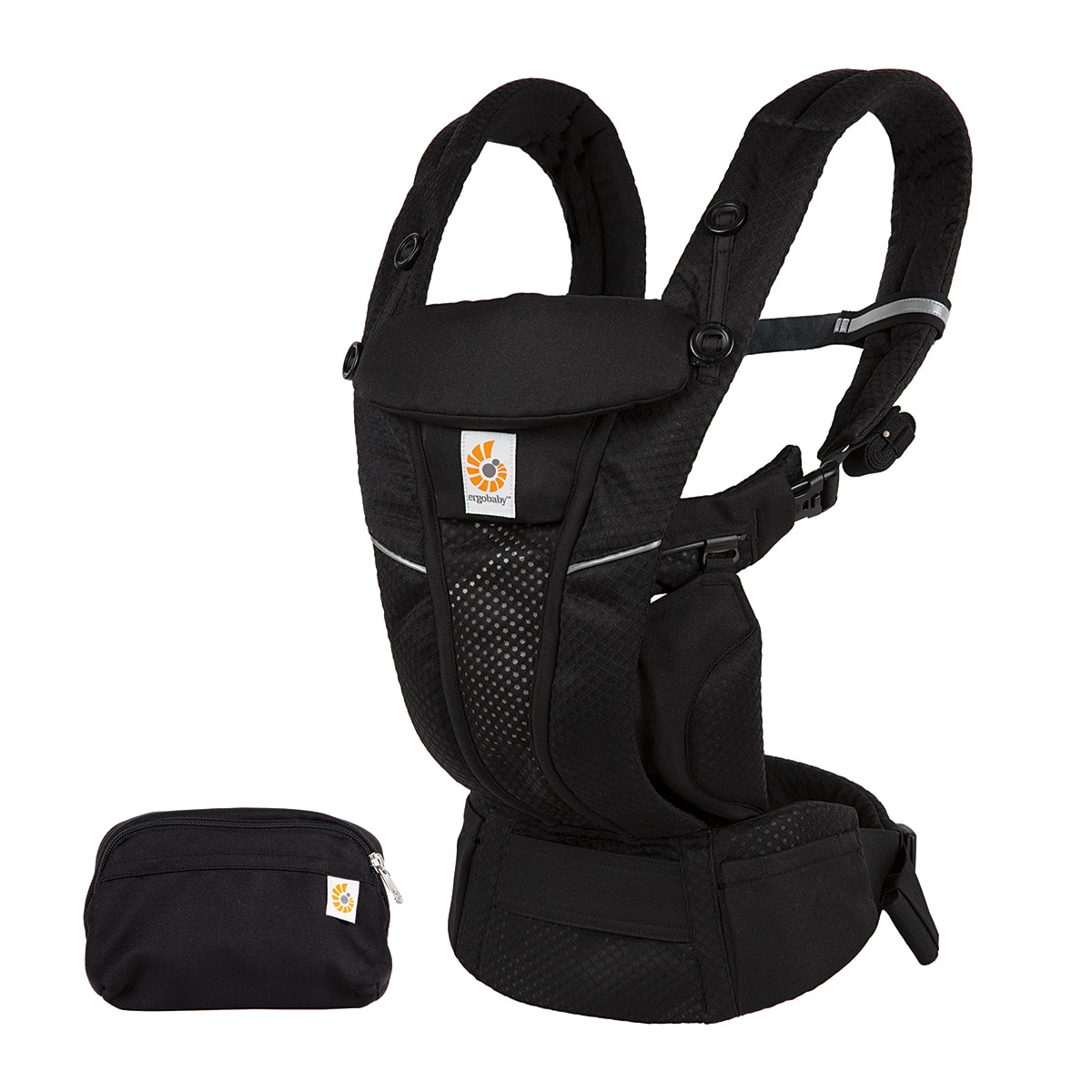 Mochila portabebés Ergobaby Omni Breeze 4 posiciones Negro · El