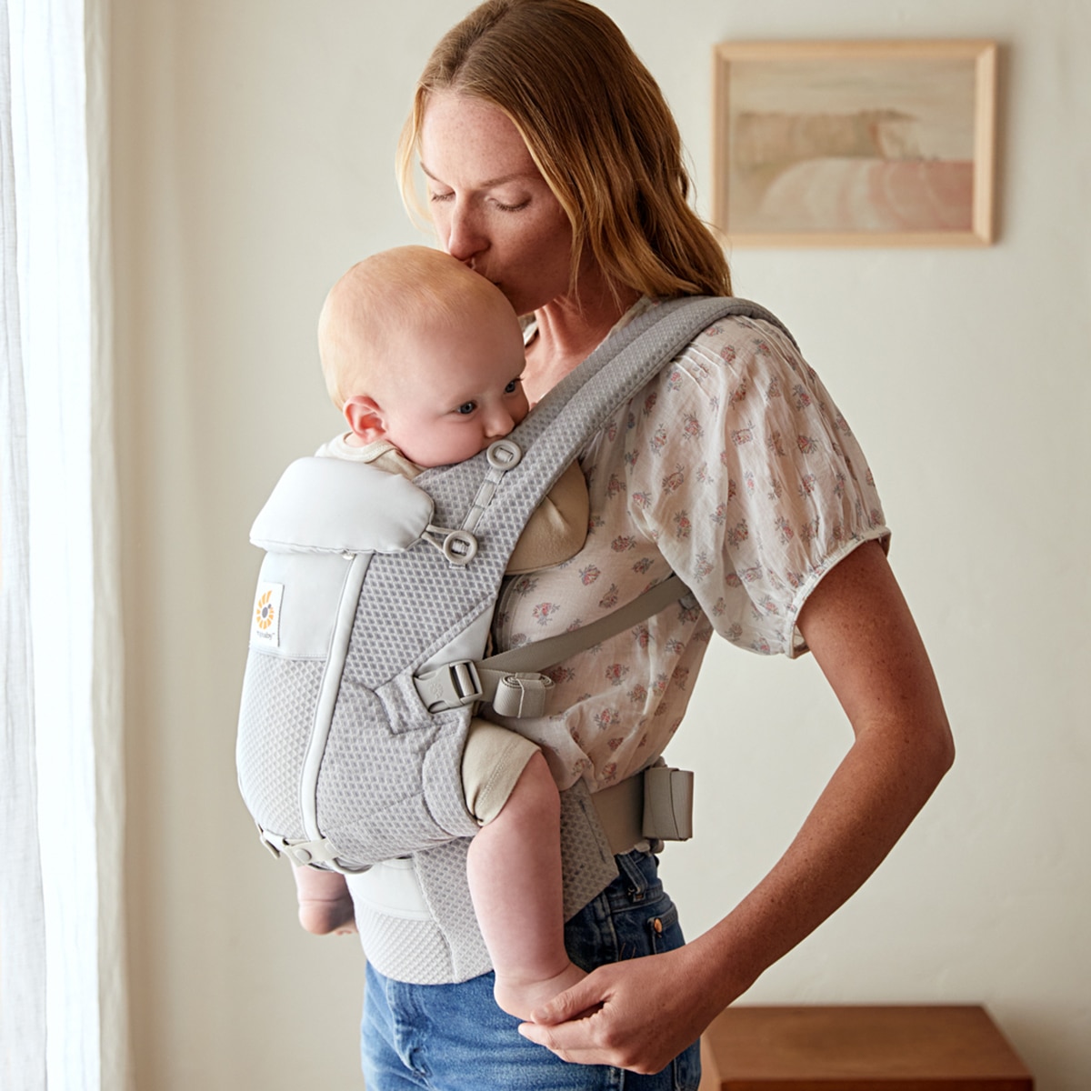 Mochila portabebe Ergobaby Adapt Softflex Mesh 3 posiciones - Gris claro Gris claro-16