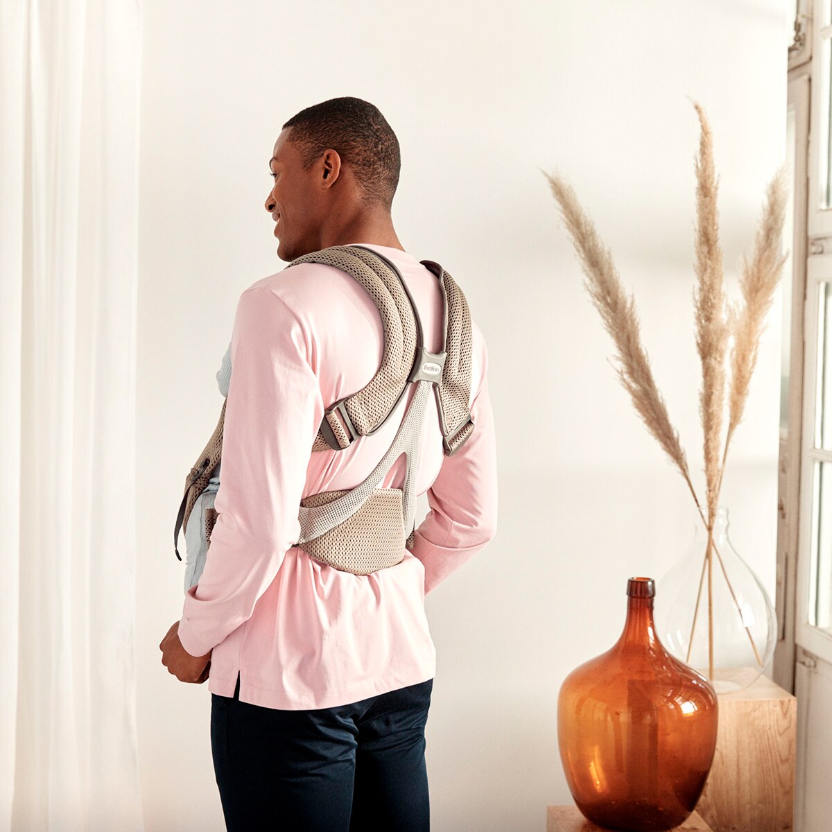 Marsúpio Move 3D Mesh 3 Posições Bege Serra-7