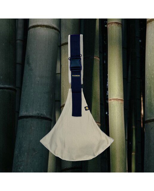 Portabebé bandolera Wildride colección Main - Denim Beige-19