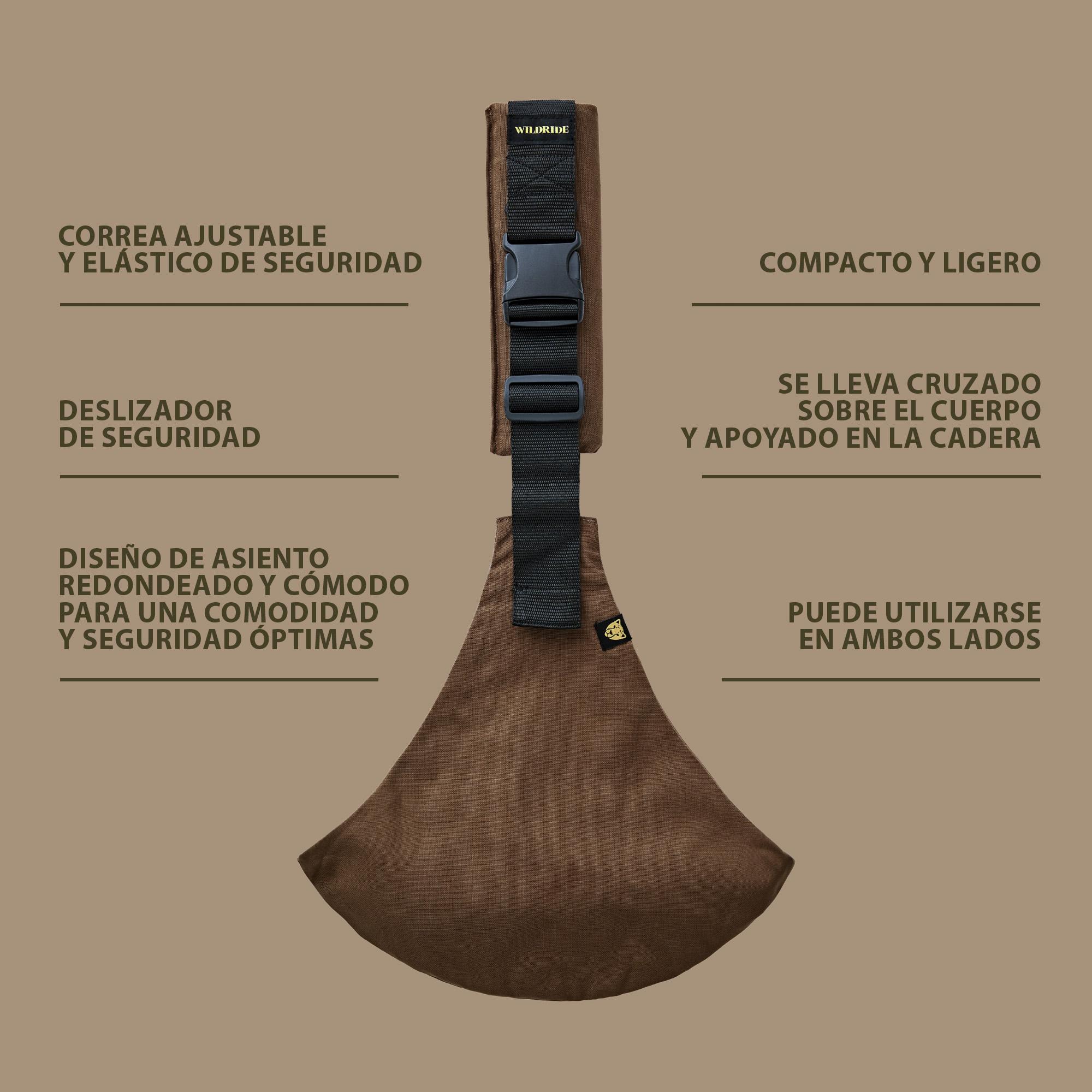 Porta-Bebés a Tiracolo Coleção Main Castanho-7