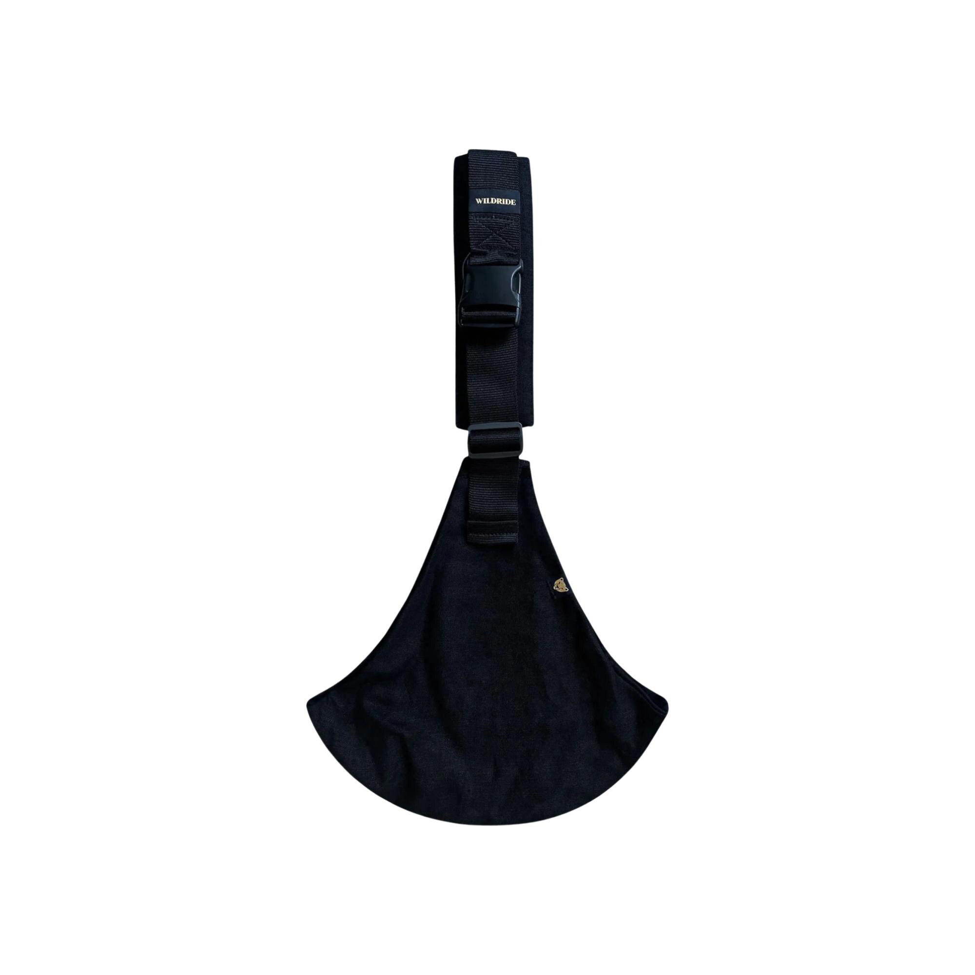 Imagen 0 de Portabebé bandolera Wildride lino colección Linen Negro
