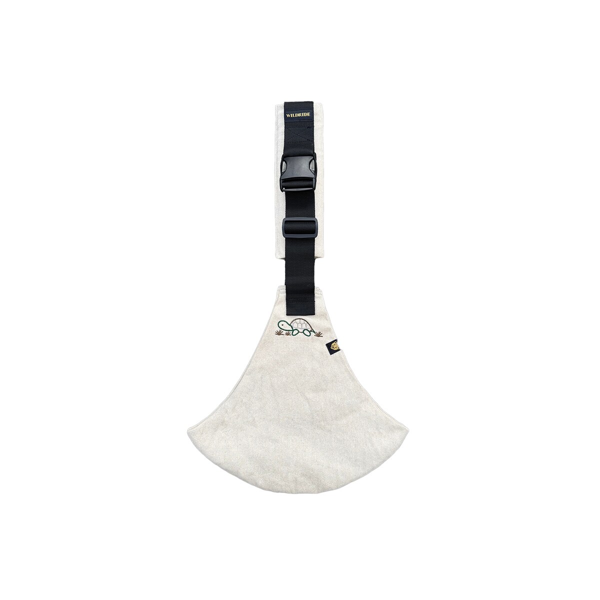 Portabebé bandolera Wildride lino bordado tortuga colección Linen
