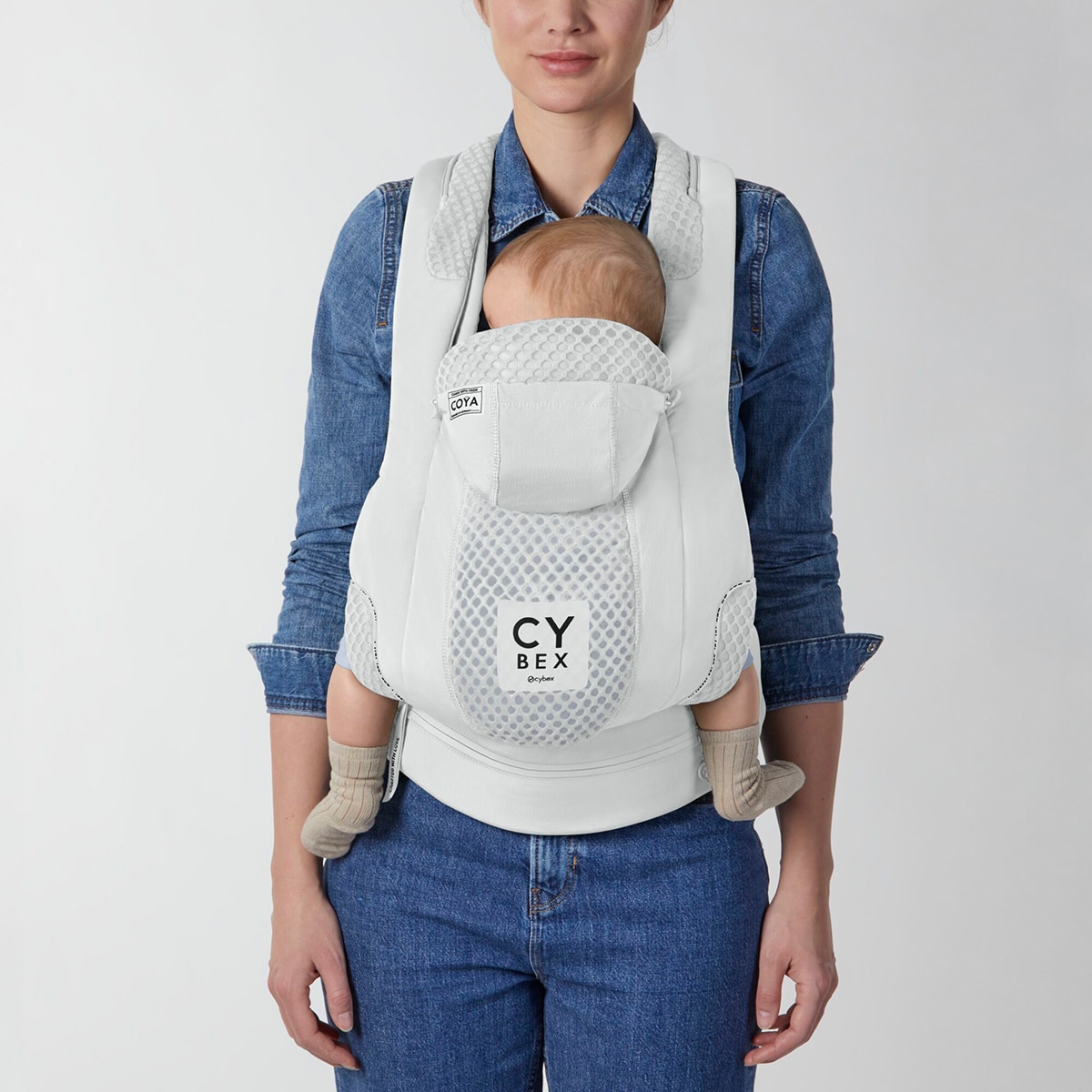 Mochila portabebés CYBEX Coya Urban Mobility 3posiciones - Blanco Blanco-4