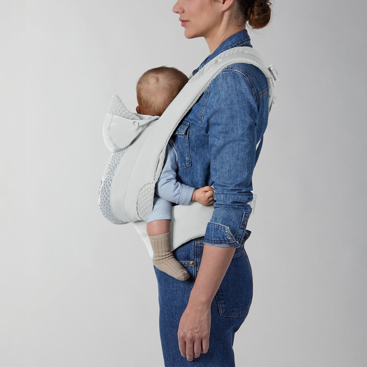 Mochila portabebés CYBEX Coya Urban Mobility 3posiciones - Blanco Blanco-6