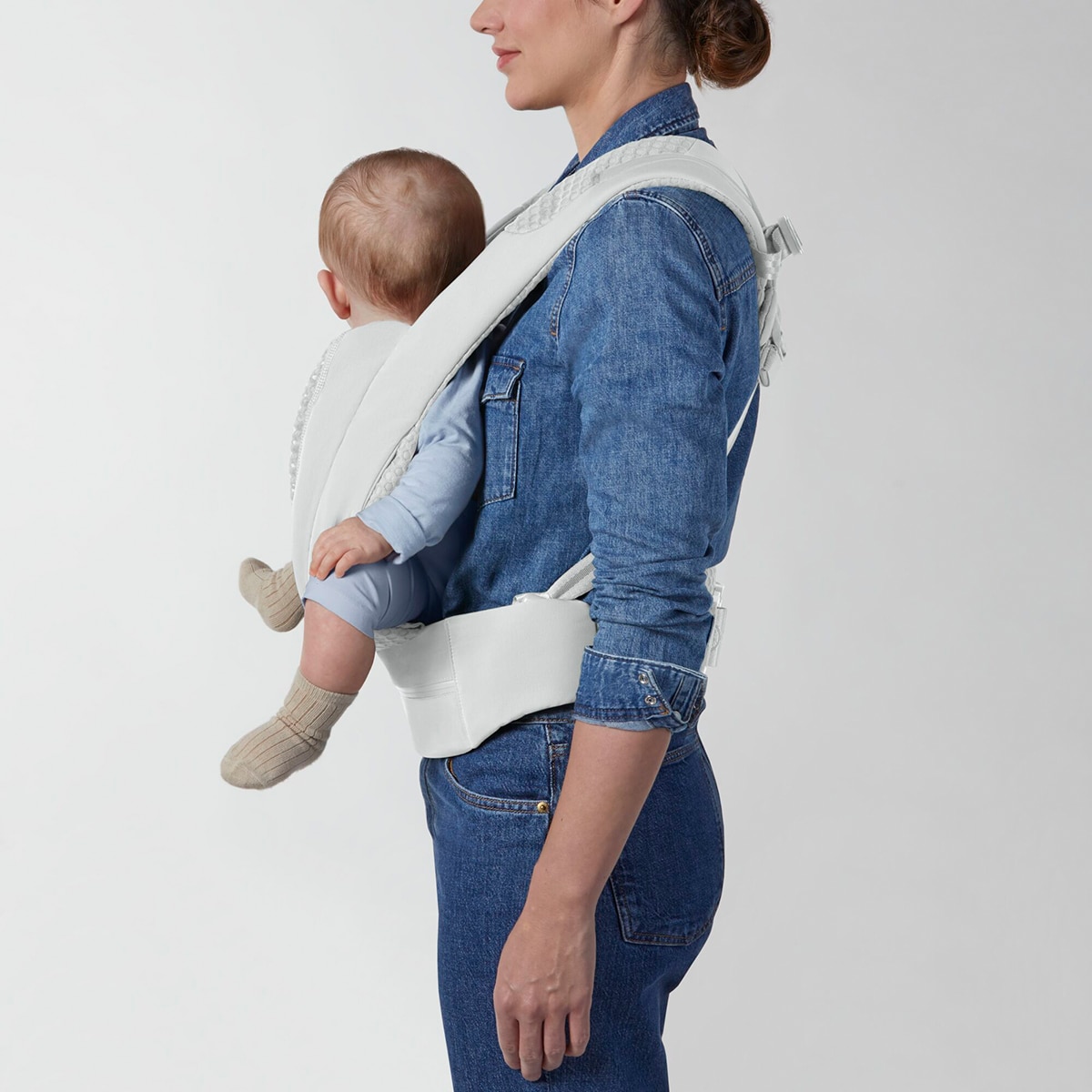 Mochila portabebés CYBEX Coya Urban Mobility 3posiciones - Blanco Blanco-7