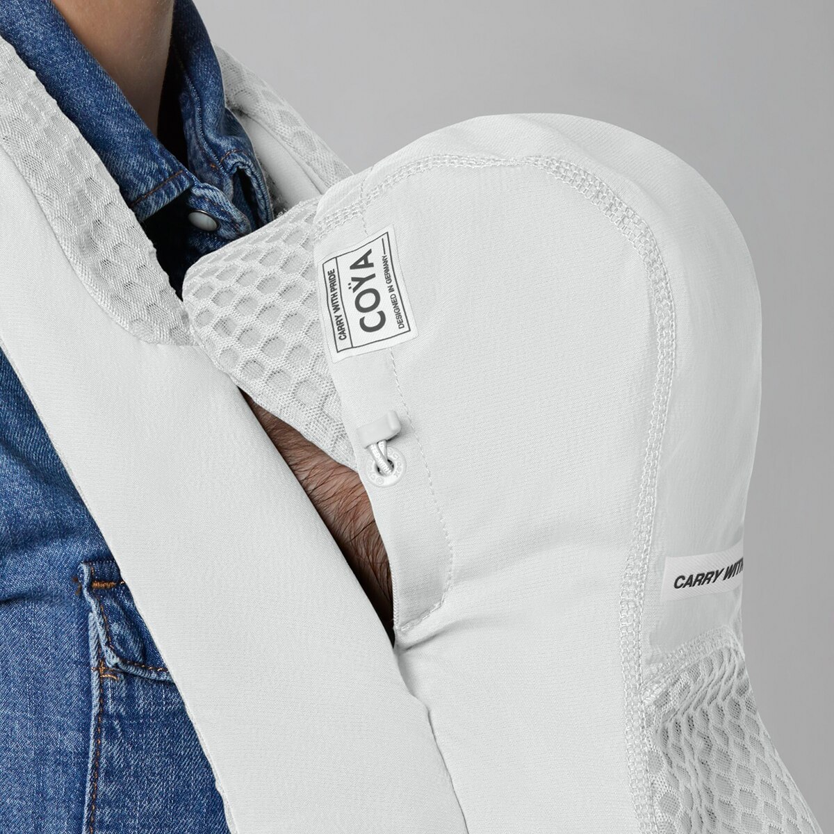 Mochila portabebés CYBEX Coya Urban Mobility 3posiciones - Blanco Blanco-12