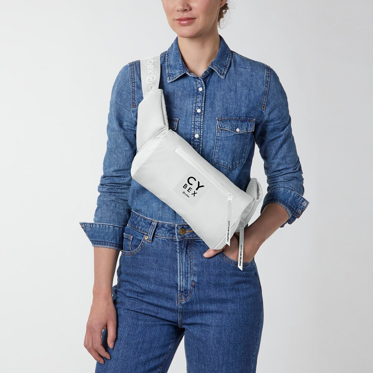 Mochila portabebés CYBEX Coya Urban Mobility 3posiciones - Blanco Blanco-13