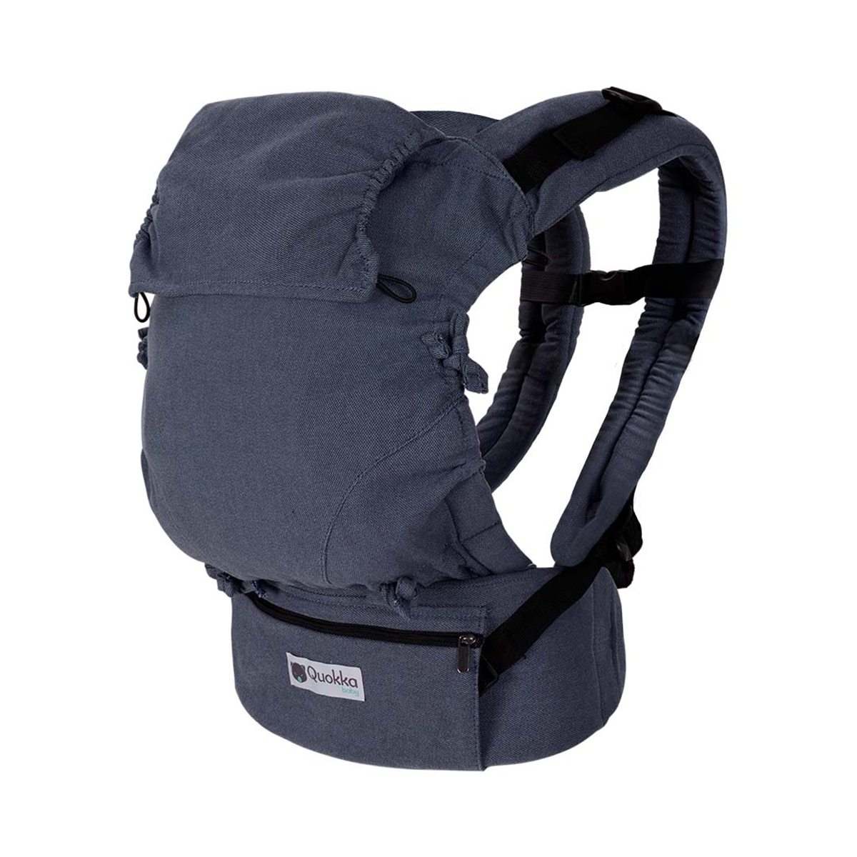 Mochila portabebe Quokkababy E-carrier 3 posiciones - Denim Denim-2