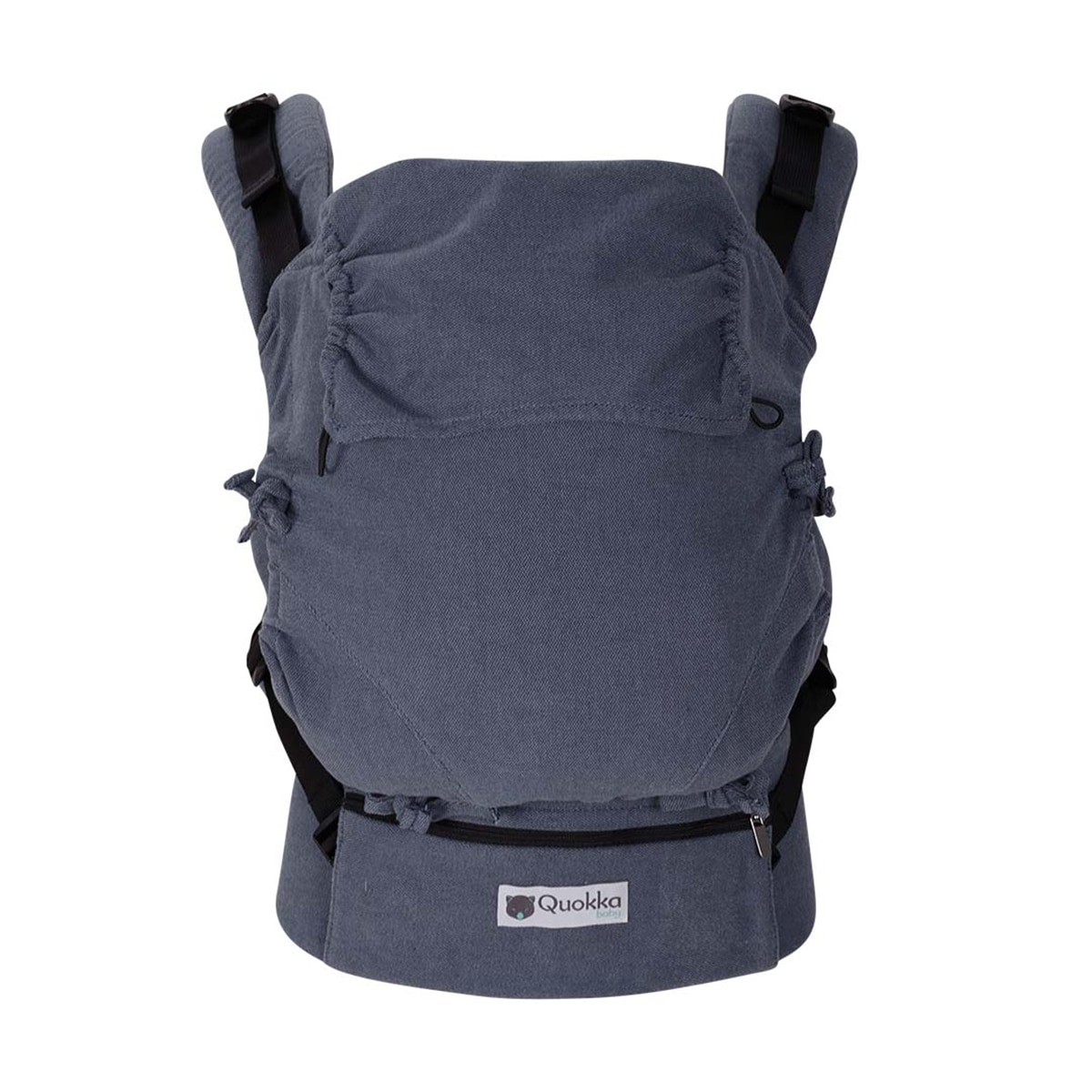 Mochila portabebe Quokkababy E-carrier 3 posiciones - Denim Denim-3