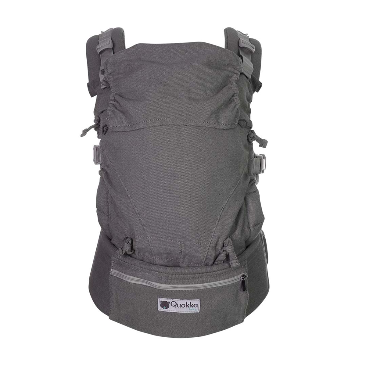 Imagen 3 de Mochila portabebe Quokkababy E-carrier 3 posiciones - Gris Gris