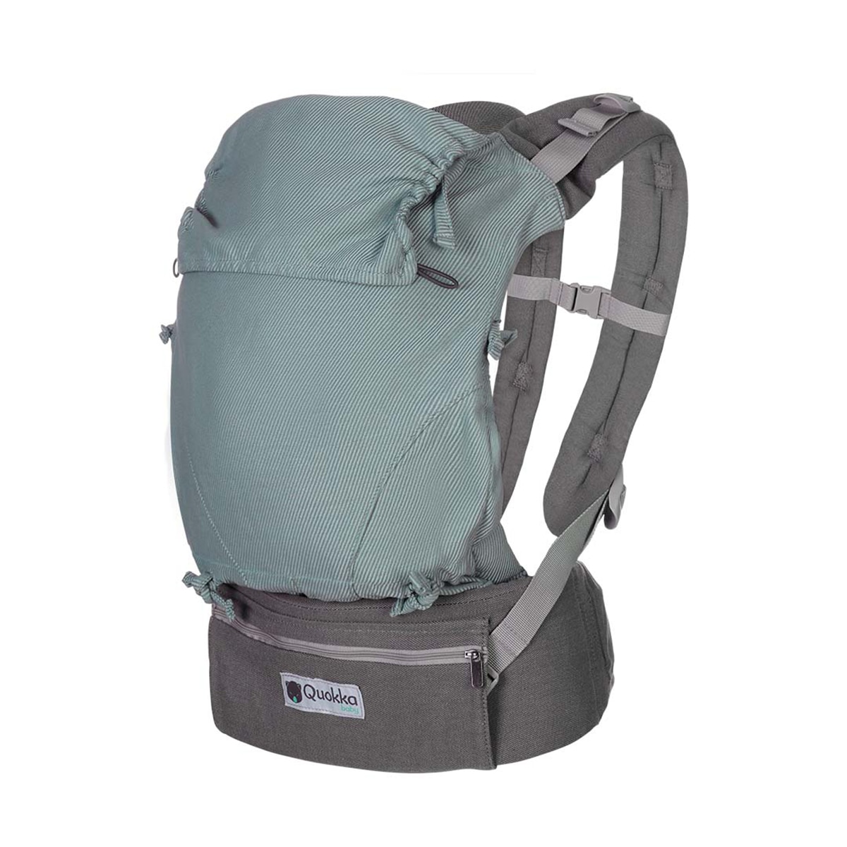 Mochila portabebe Quokkababy E-carrier 3 posiciones Verde Agua Verde Agua-2