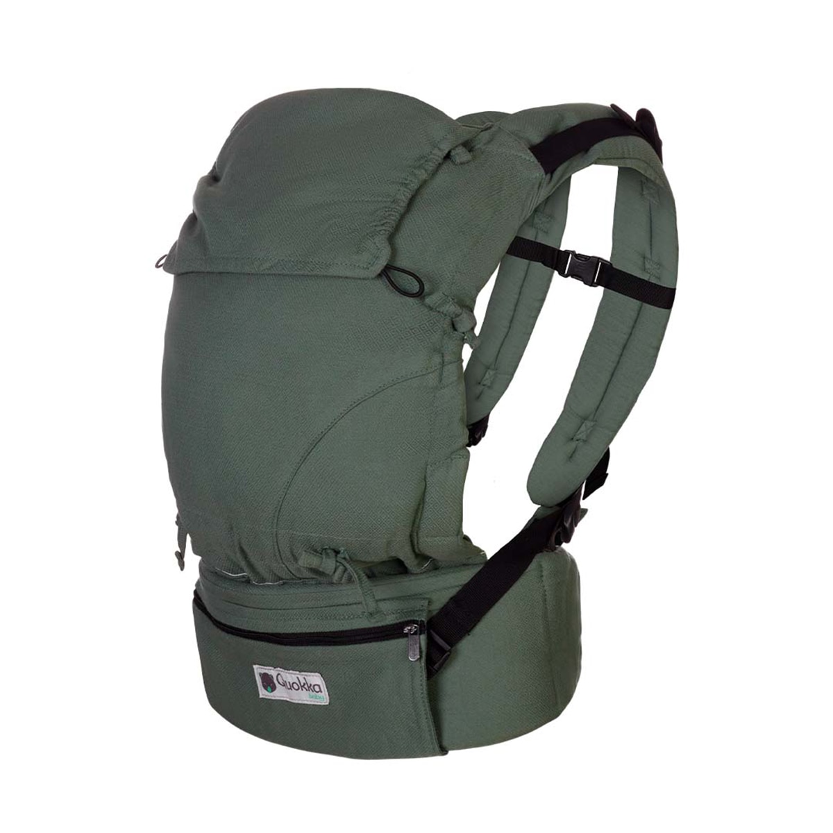 Mochila portabebe Quokkababy E-carrier 3 posiciones - Verde Verde-2