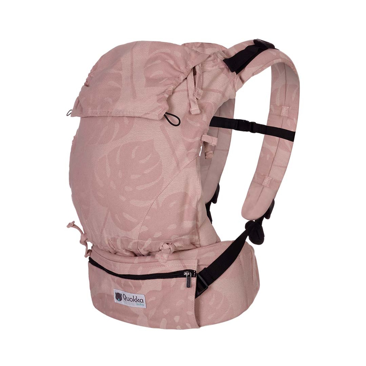 Mochila portabebe Quokkababy E-carrier 3 posiciones - Rosa claro Rosa claro-2