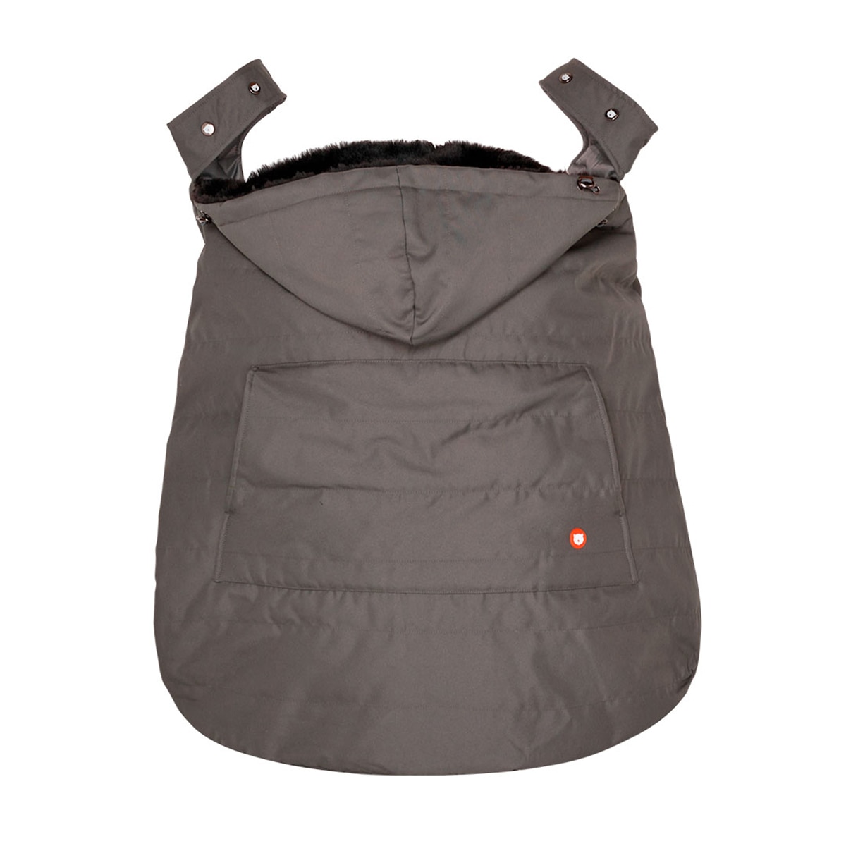 Cobertor de porteo Wombat&Co London invierno - Gris Gris-2