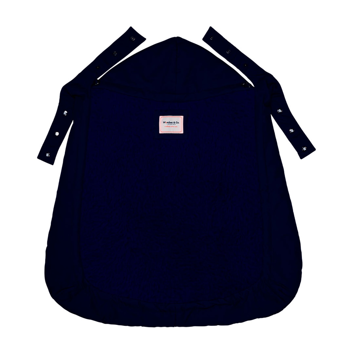 Cobertor de porteo Wombat&Co London invierno - Azul marino Azul marino-2