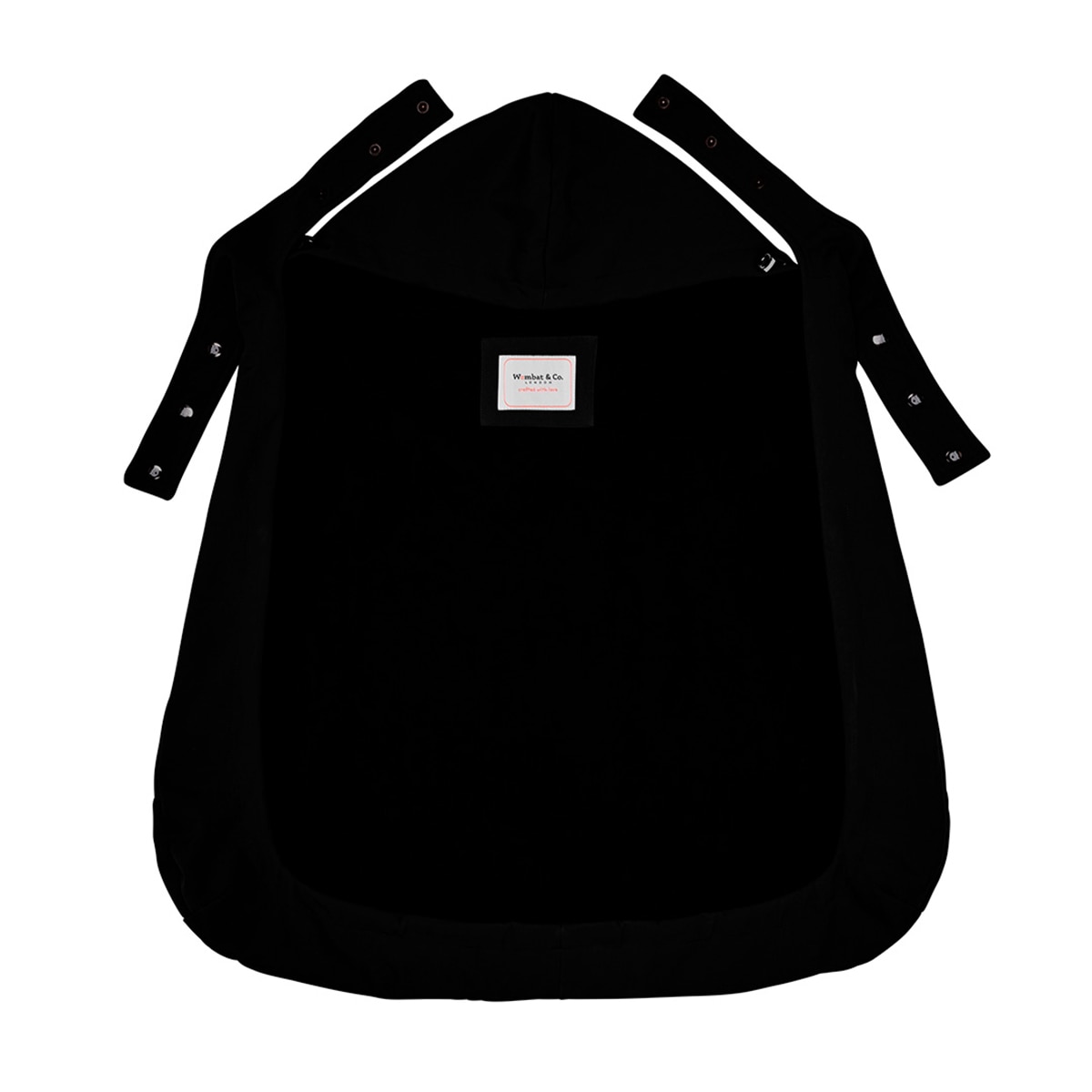 Cobertor de porteo wombat&Co London Shell cover - Negro Negro-3