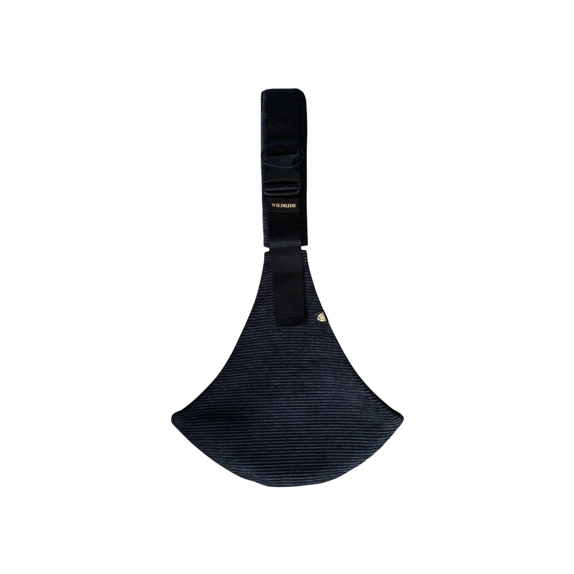 Imagen 0 de Portabebé bandolera Wildride pana colección Premium Negro
