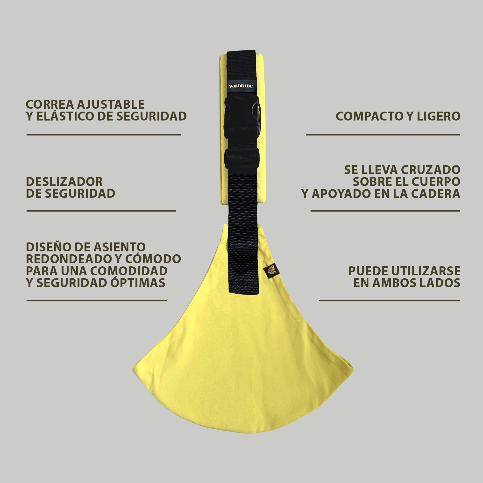Portabebé bandolera Wildride colección Main - Amarillo Amarillo-4