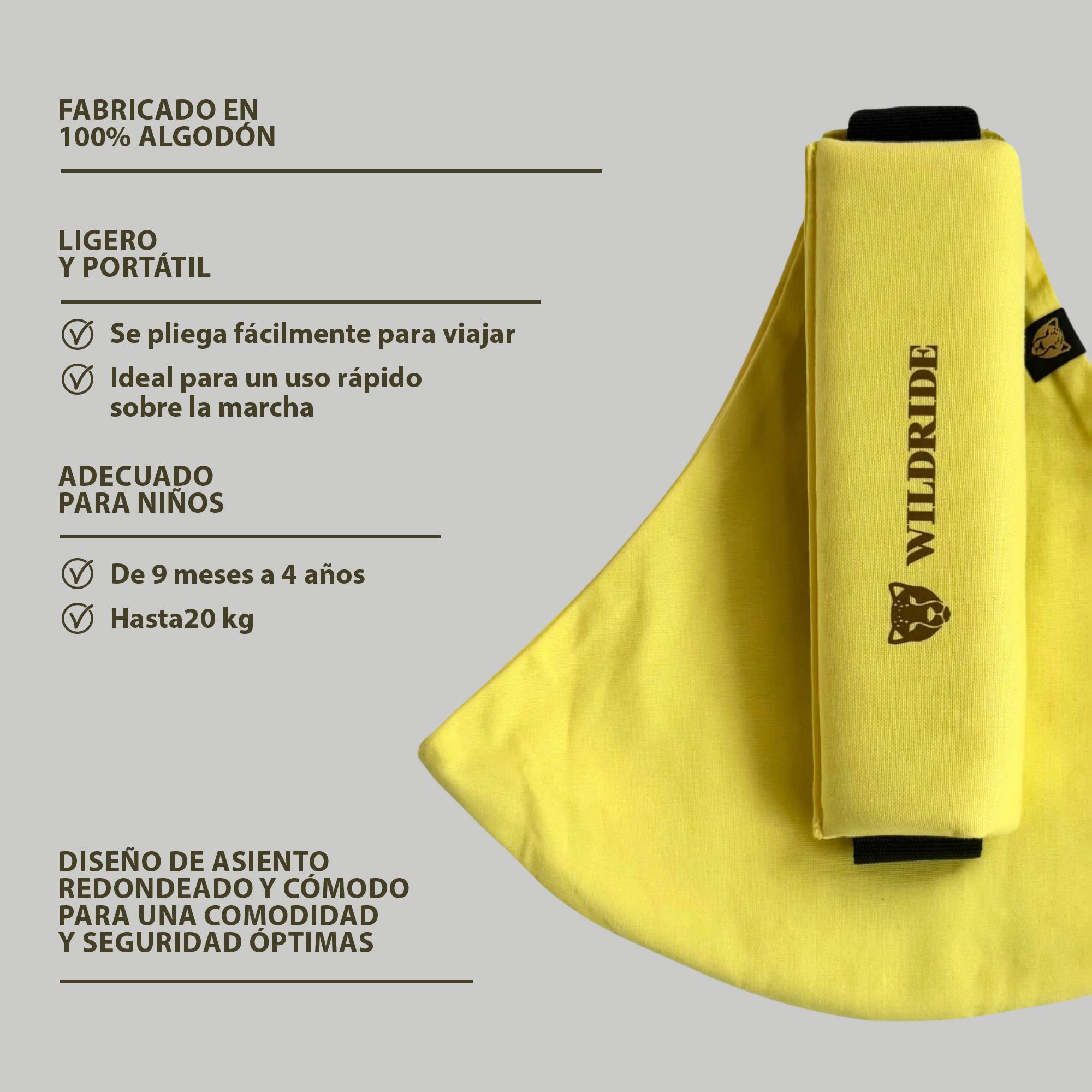 Portabebé bandolera Wildride colección Main - Amarillo Amarillo-5