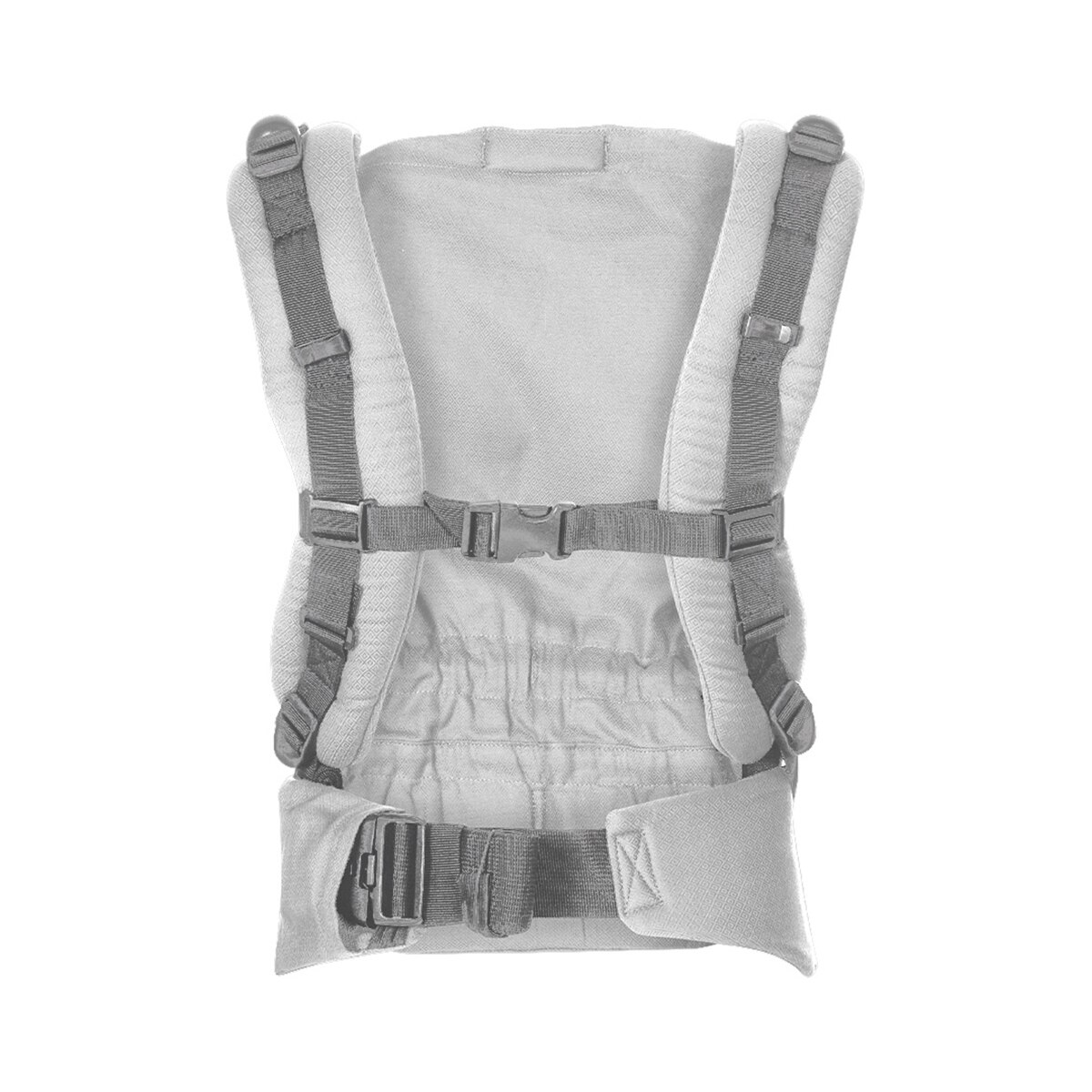 Mochila portabebe Quokkababy E-carrier 3 posiciones - Plata Plata-3