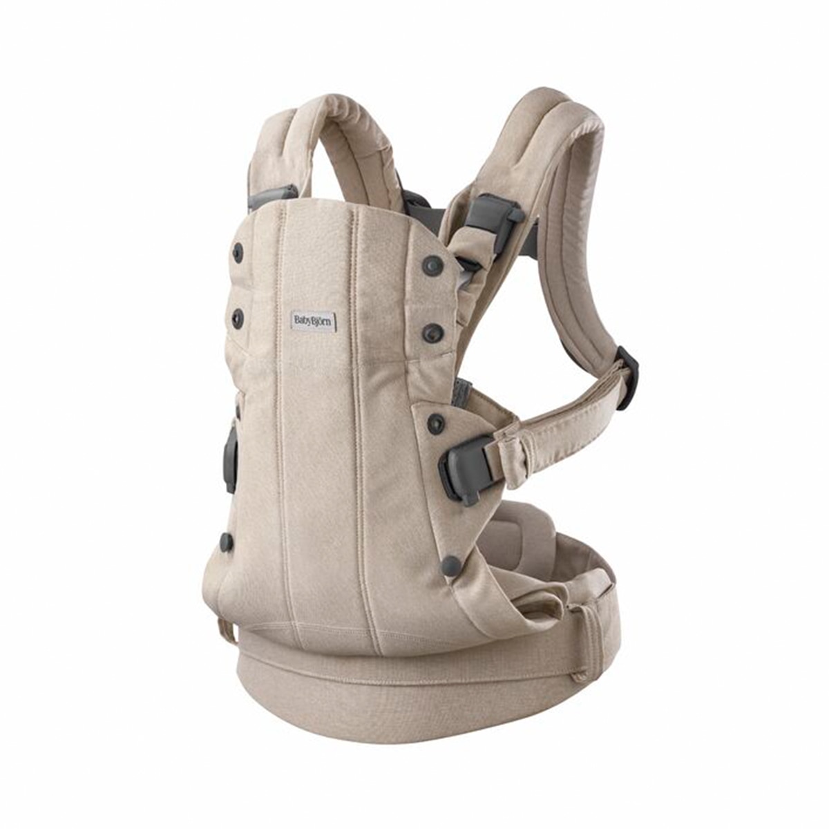 Mochila Porta Bebé BabyBjörn Harmony Tejido Woven Melange 3 posiciones - Beige Beige-3