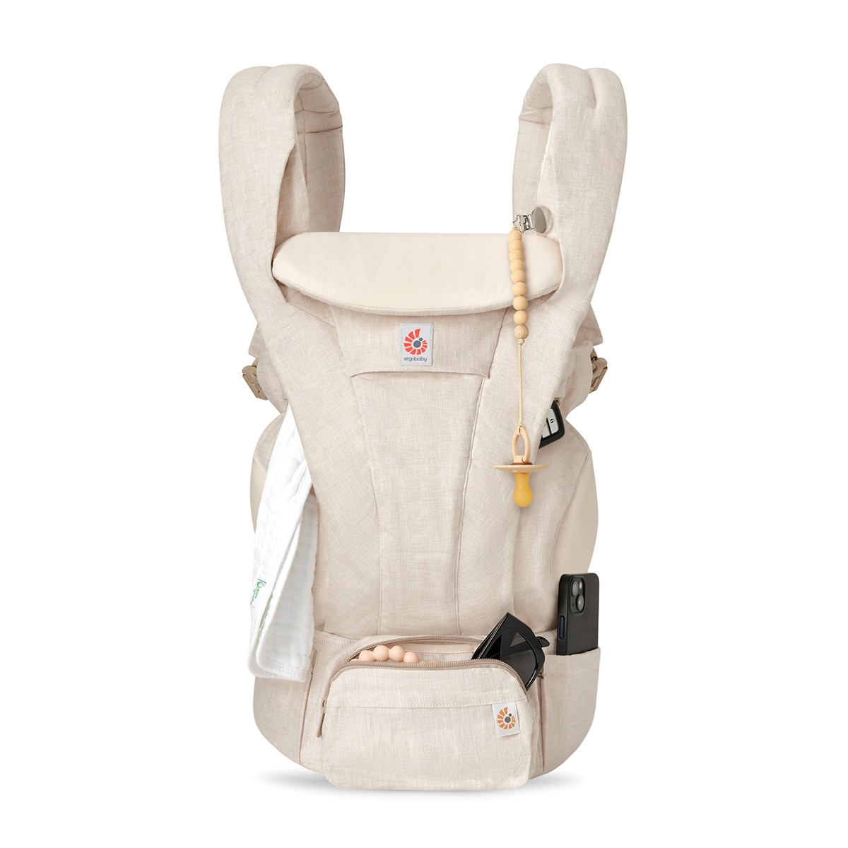 Marsúpio Omni Deluxe Linho 4 Posições Natural-4