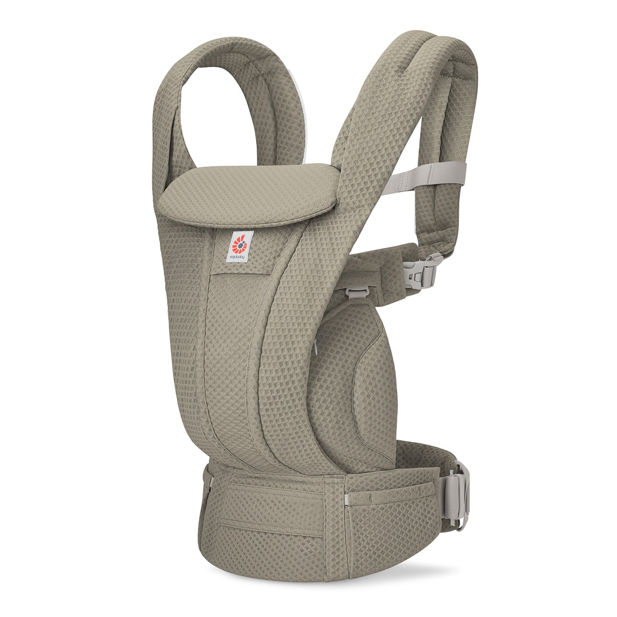 Mochila portabebé Ergobaby Omni Deluxe Mesh 4 posiciones - Verde militar Verde militar-3