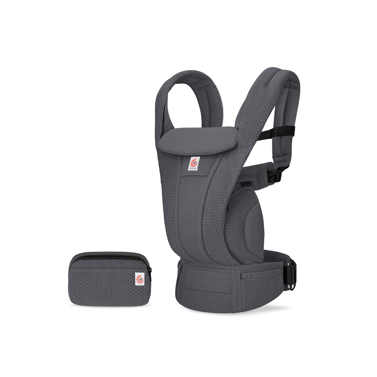 Marsúpio Omni Deluxe Mesh 4 Posições Cinzento-escuro-1