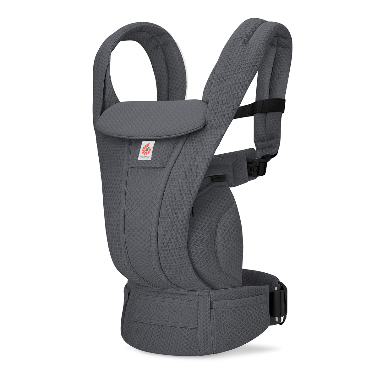 Marsúpio Omni Deluxe Mesh 4 Posições Cinzento-escuro-3