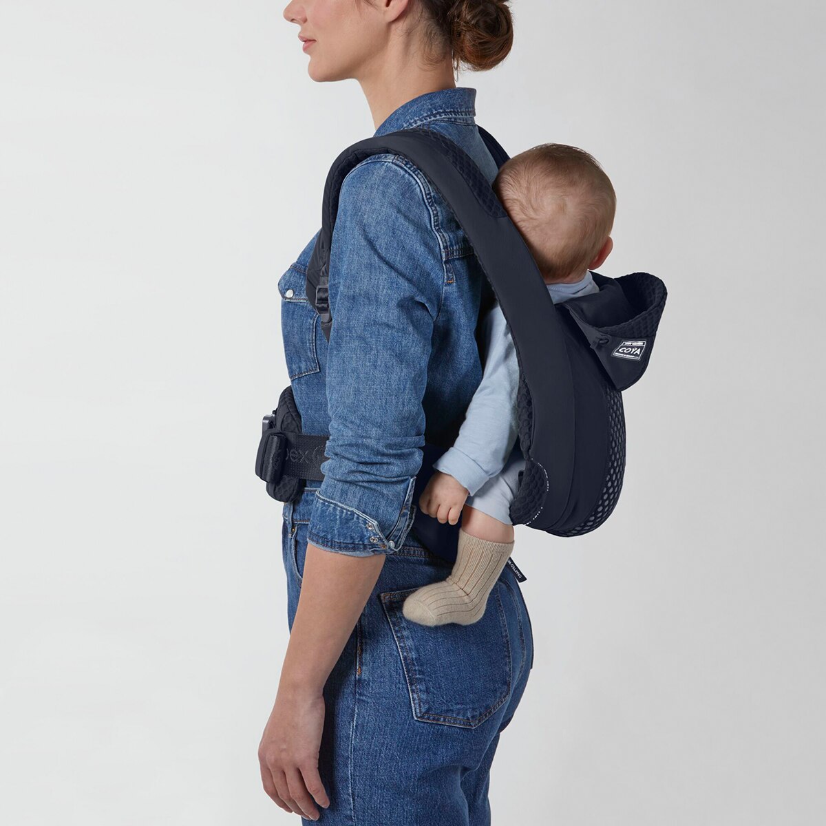 Mochila portabebés Cybex Coyä carrier 3 posiciones - Azul marino Azul marino-8