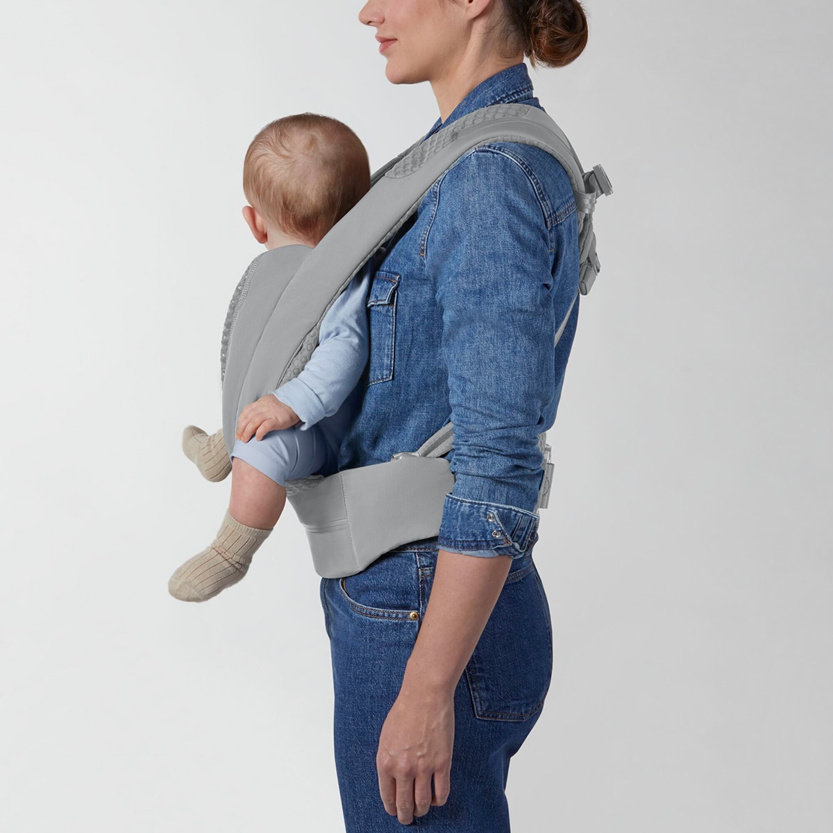 Mochila portabebés Cybex Coyä carrier 3 posiciones - Gris claro Gris claro-5