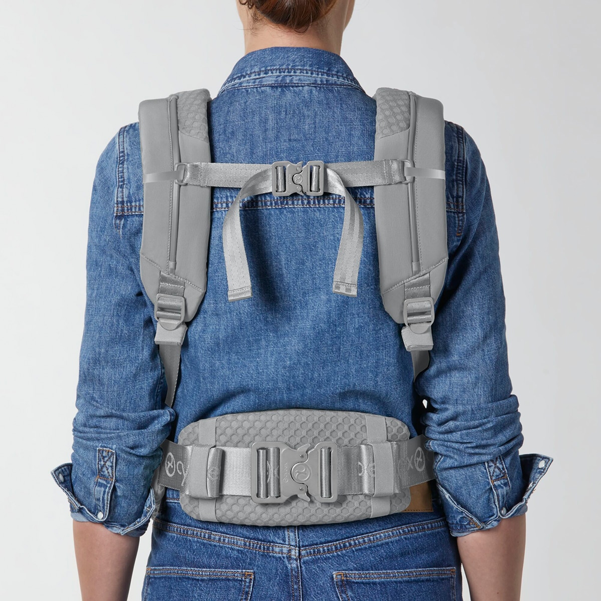 Mochila portabebés Cybex Coyä carrier 3 posiciones - Gris claro Gris claro-6