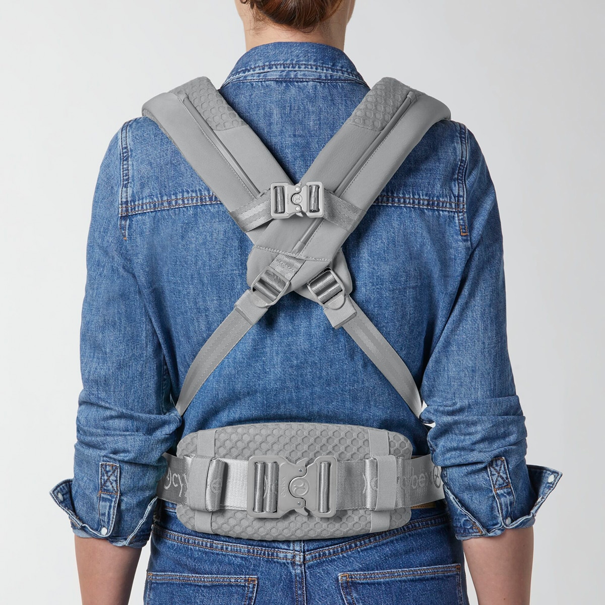 Mochila portabebés Cybex Coyä carrier 3 posiciones - Gris claro Gris claro-7
