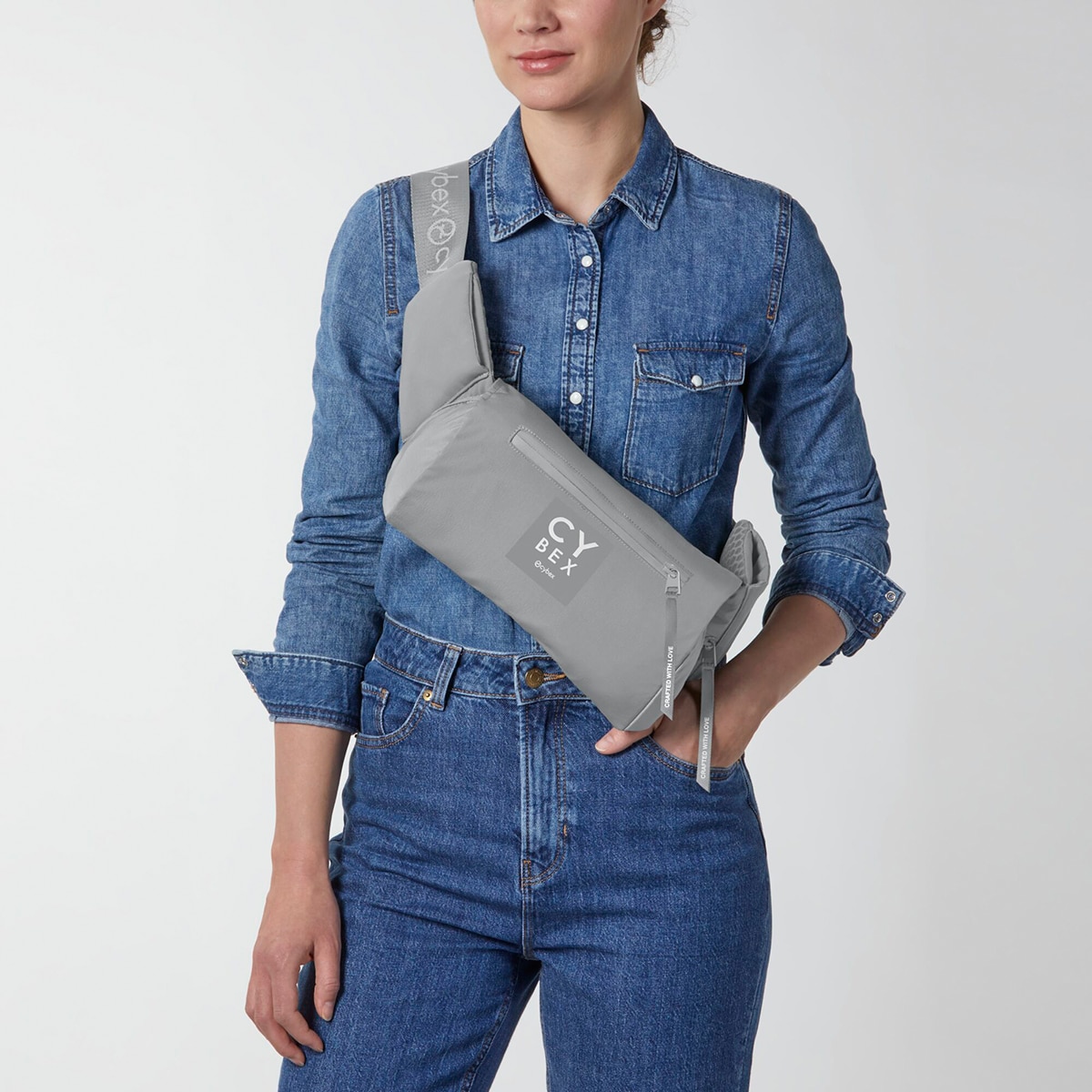 Mochila portabebés Cybex Coyä carrier 3 posiciones - Gris claro Gris claro-9
