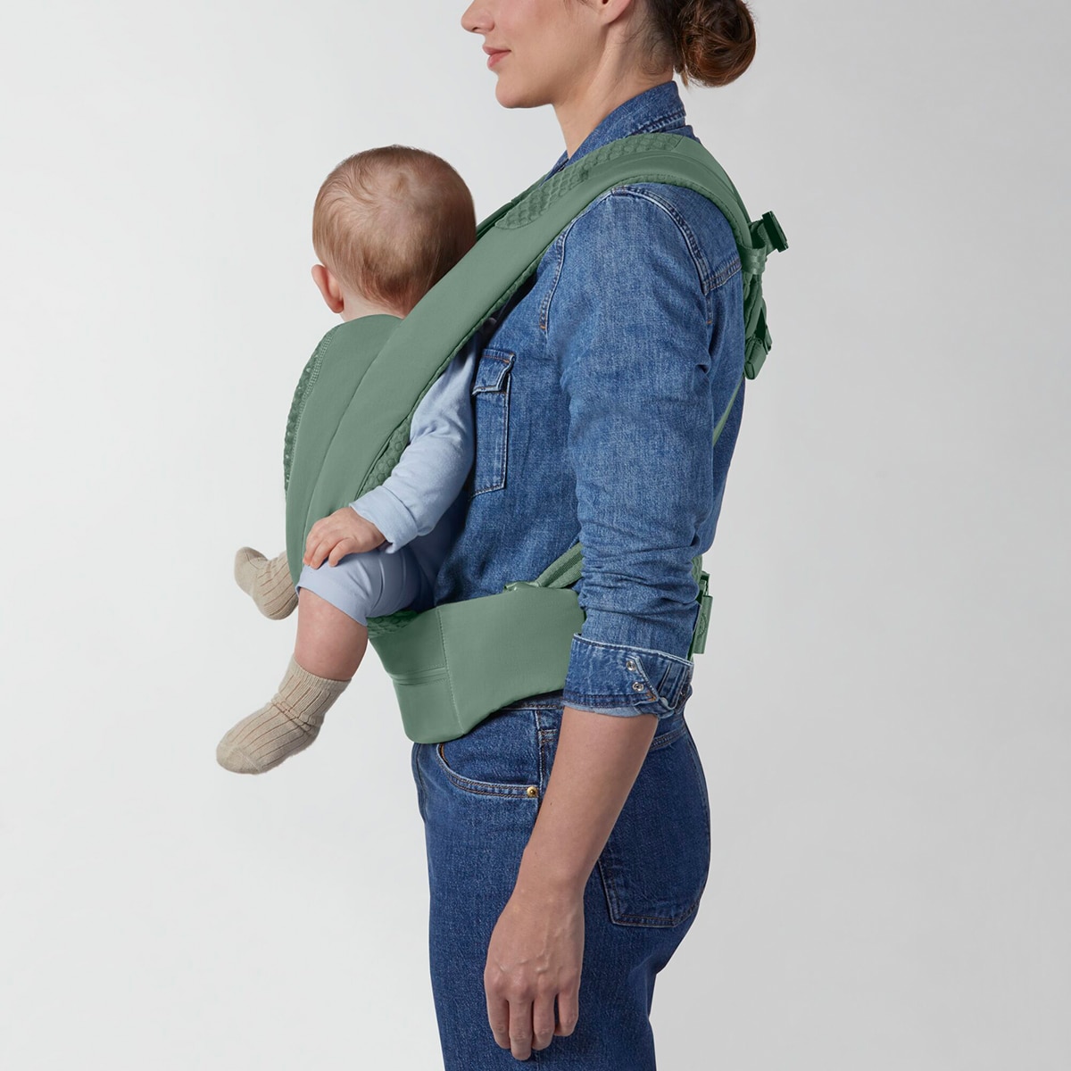 Mochila portabebés Cybex Coyä carrier 3 posiciones - Verde militar Verde militar-5
