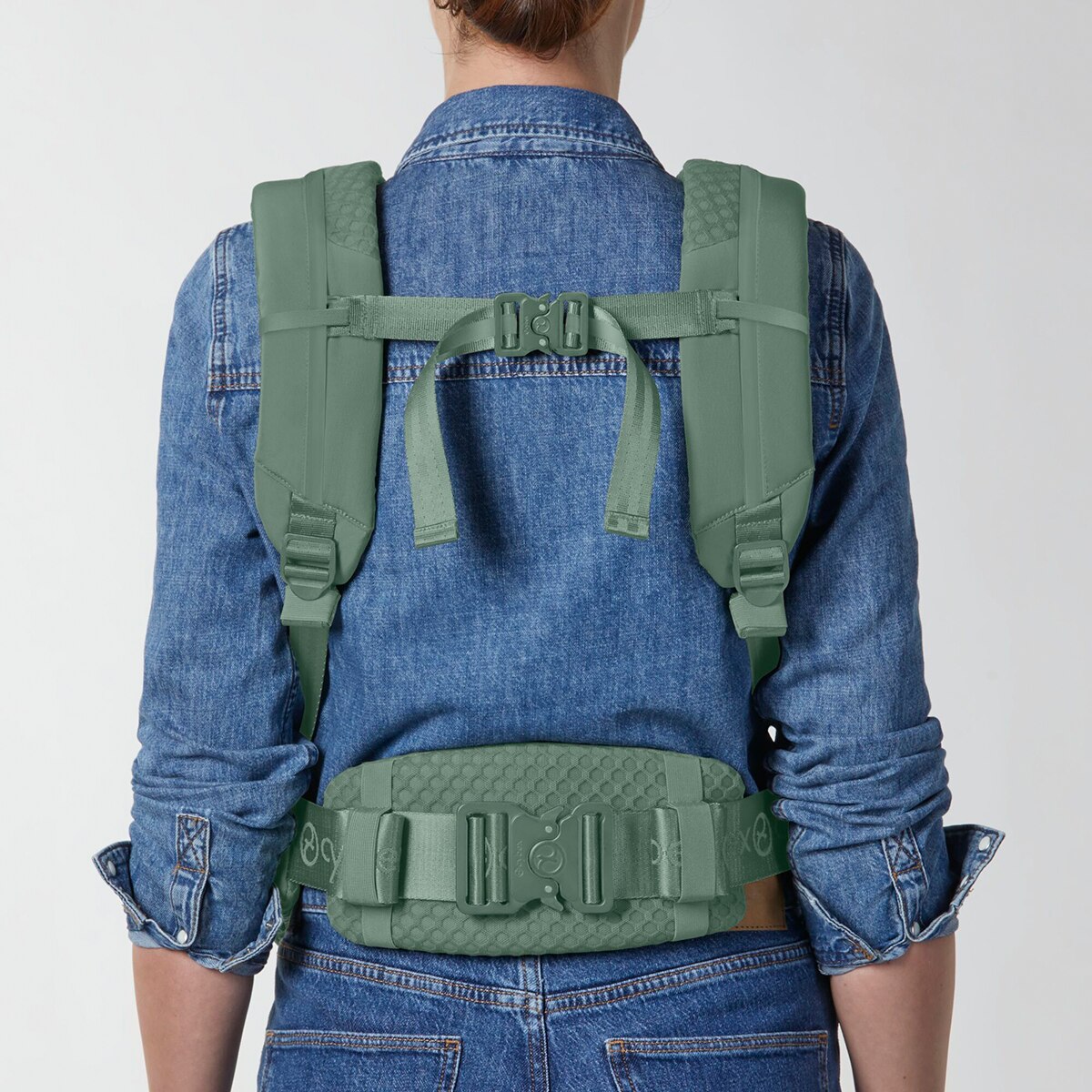 Mochila portabebés Cybex Coyä carrier 3 posiciones - Verde militar Verde militar-6
