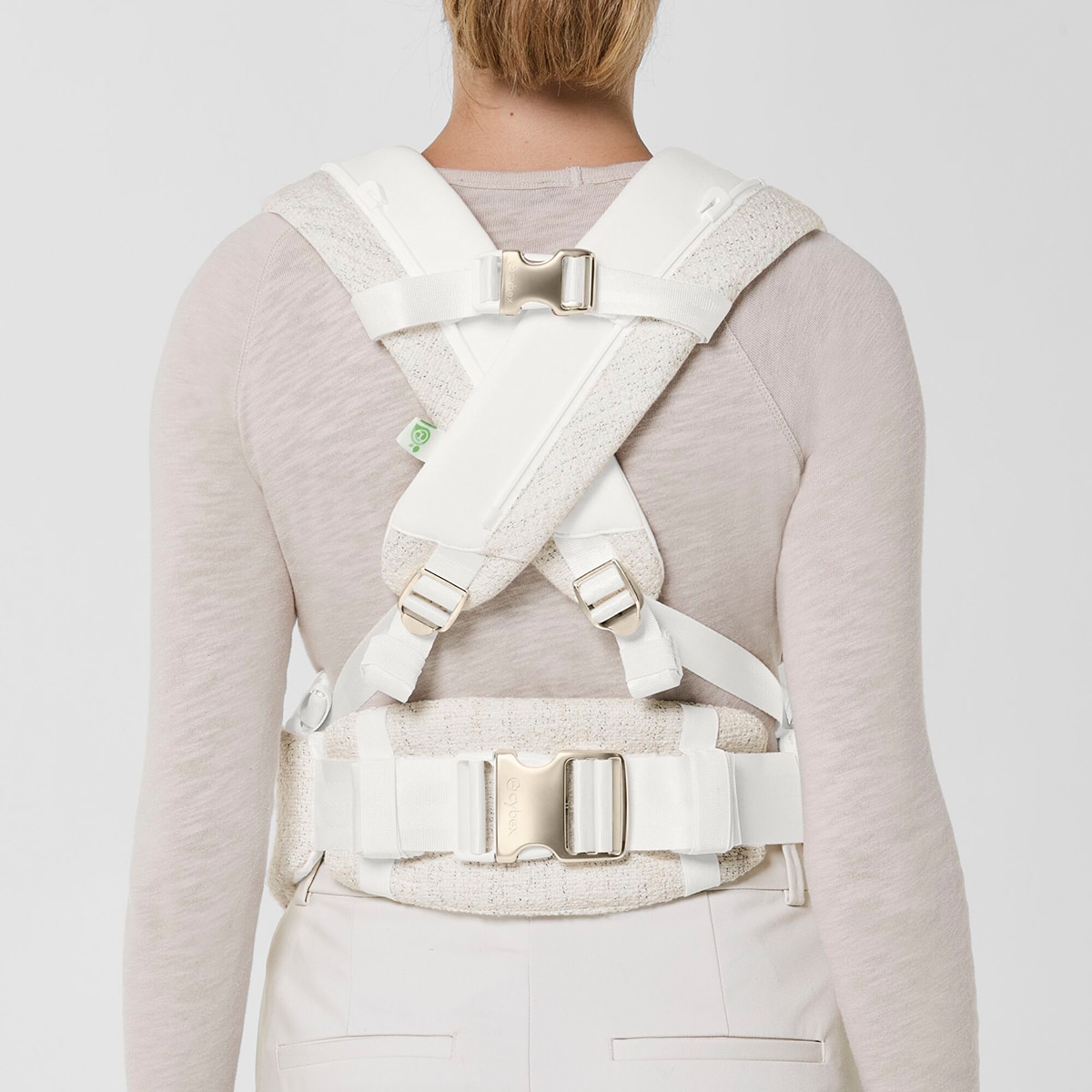 Marsúpio Coyä Carrier Bouclé de 3 Posições Branco-6
