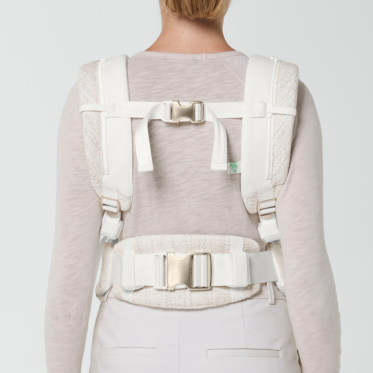 Marsúpio Coyä Carrier Bouclé de 3 Posições Branco-7