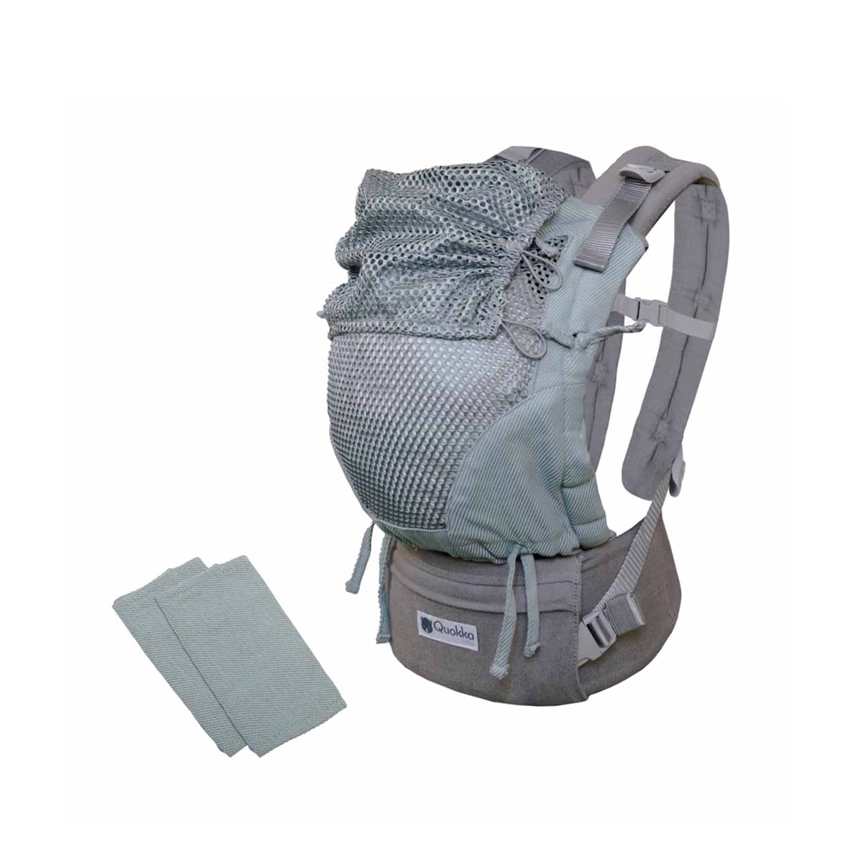 Quokkababy - Mochila portabebés Quokkababy E-carrier Mesh 3 posiciones.