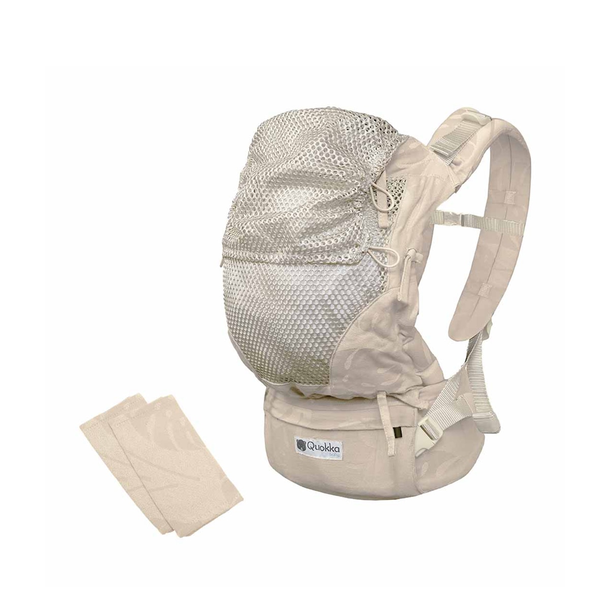 Quokkababy - Mochila portabebés Quokkababy E-carrier Mesh 3 posiciones.