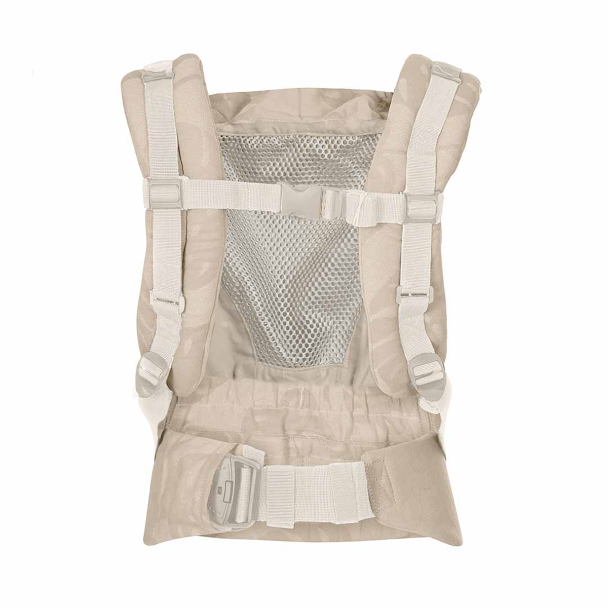 Mochila portabebés Quokkababy E-carrier Mesh 3 posiciones - Beige Beige-4